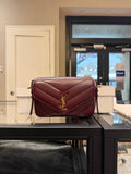 Saint Laurent LouLou Toy Crossbody - Rogue Cabernet
