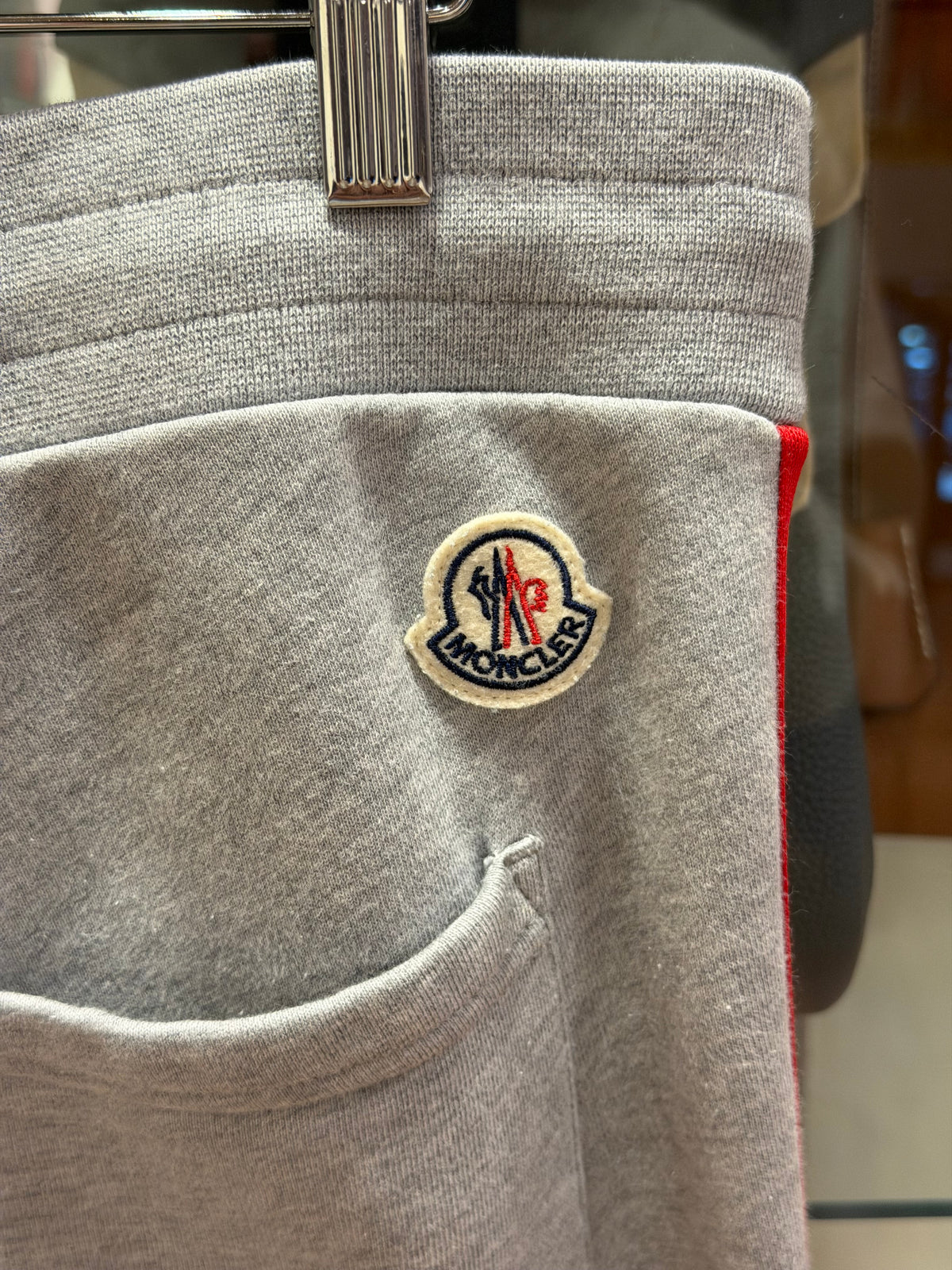 Moncler Taped Sweatpants - Grey