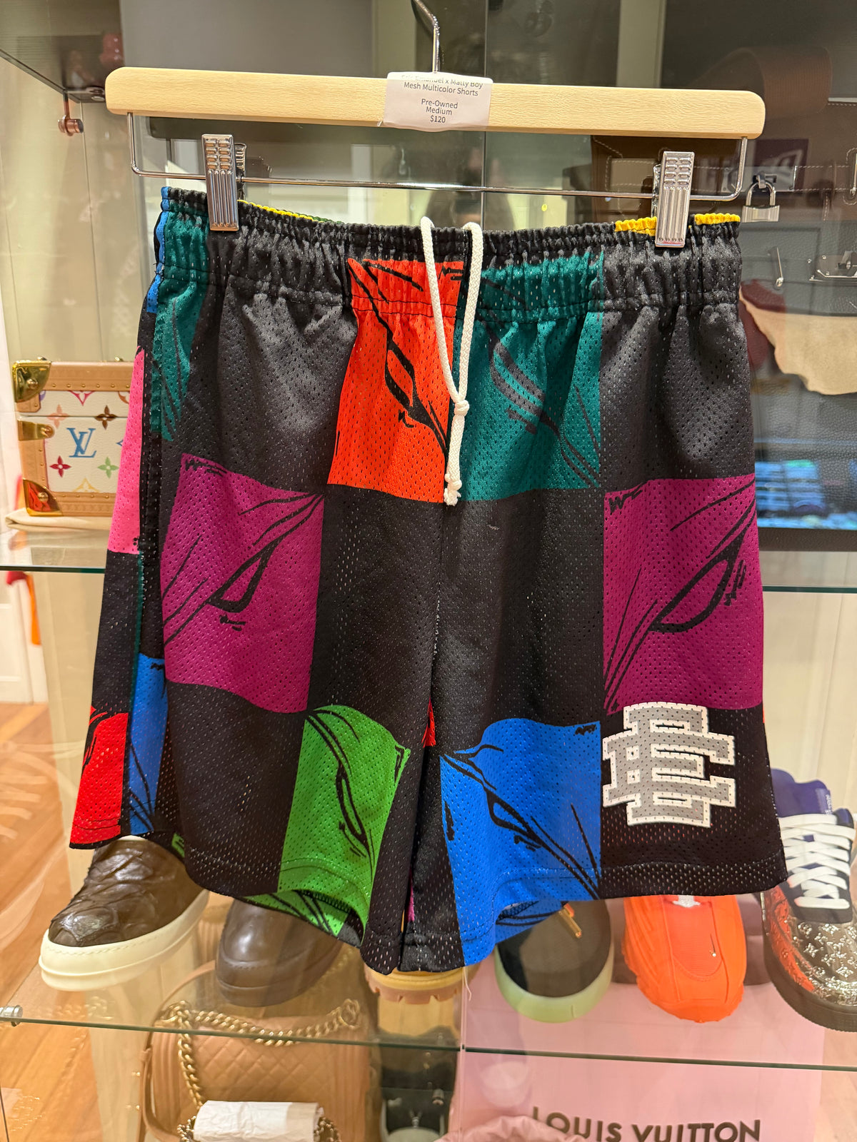 Eric Emanuel x Matty Boy Mesh Multicolor Shorts
