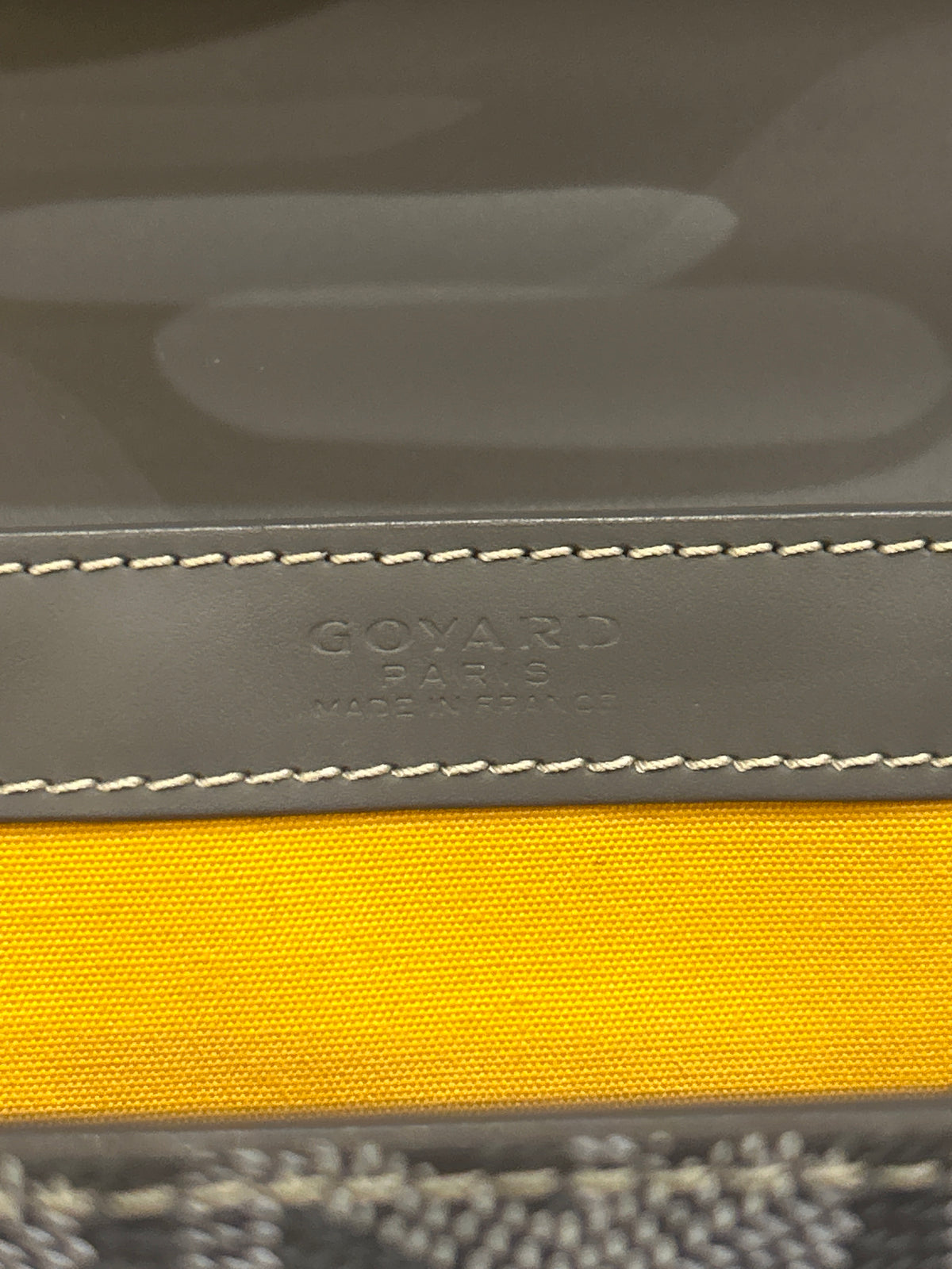 Goyard Grey Structured Saigon Top