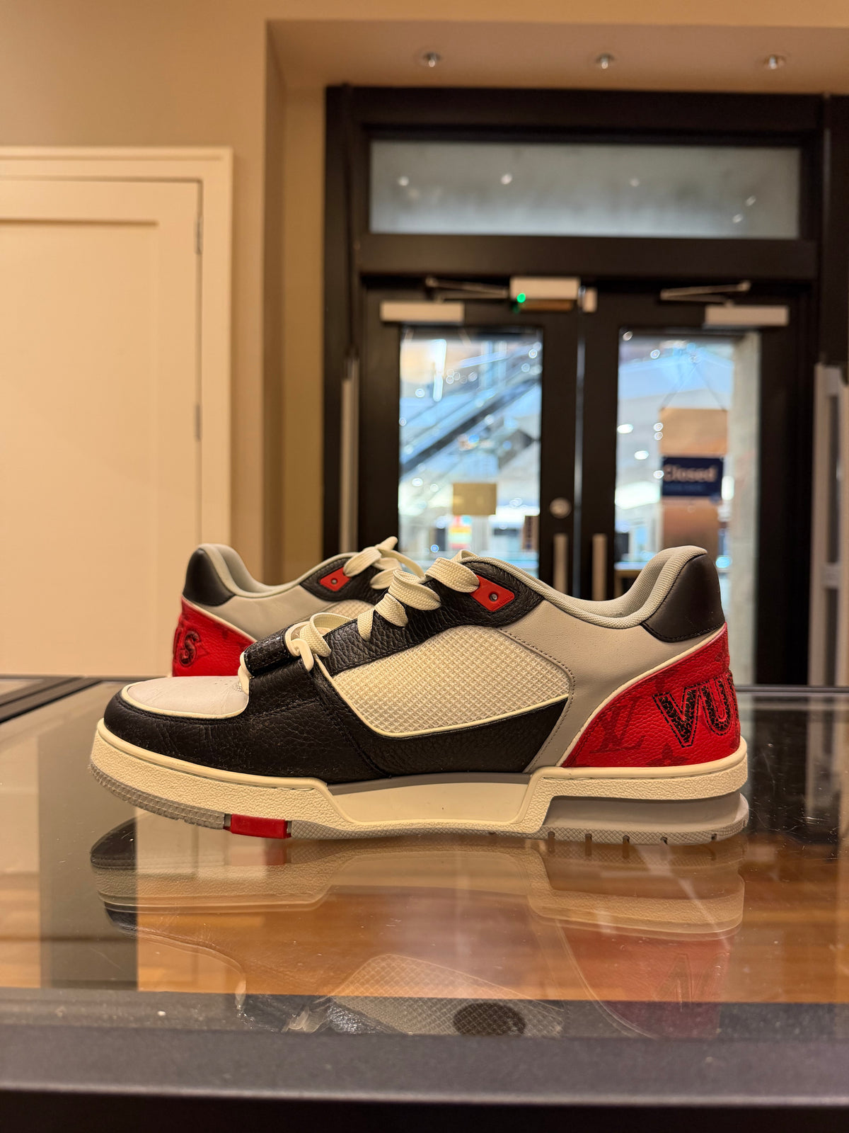 Louis Vuitton LV Trainer - Red/Grey/Black