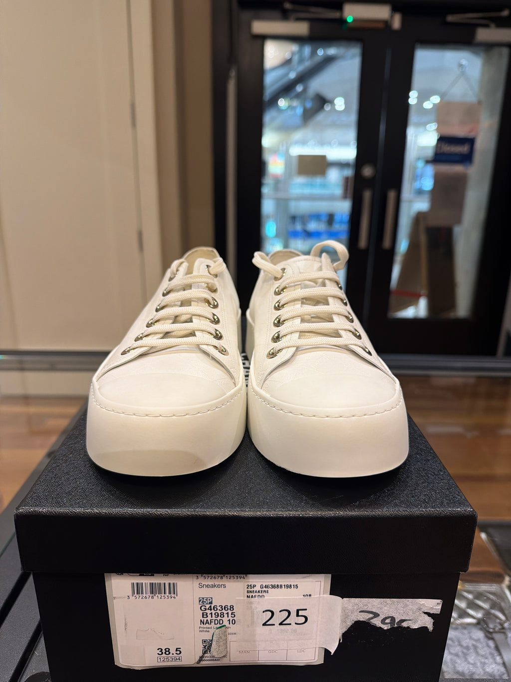 Chanel Interlocking CC Logo Sneakers - White