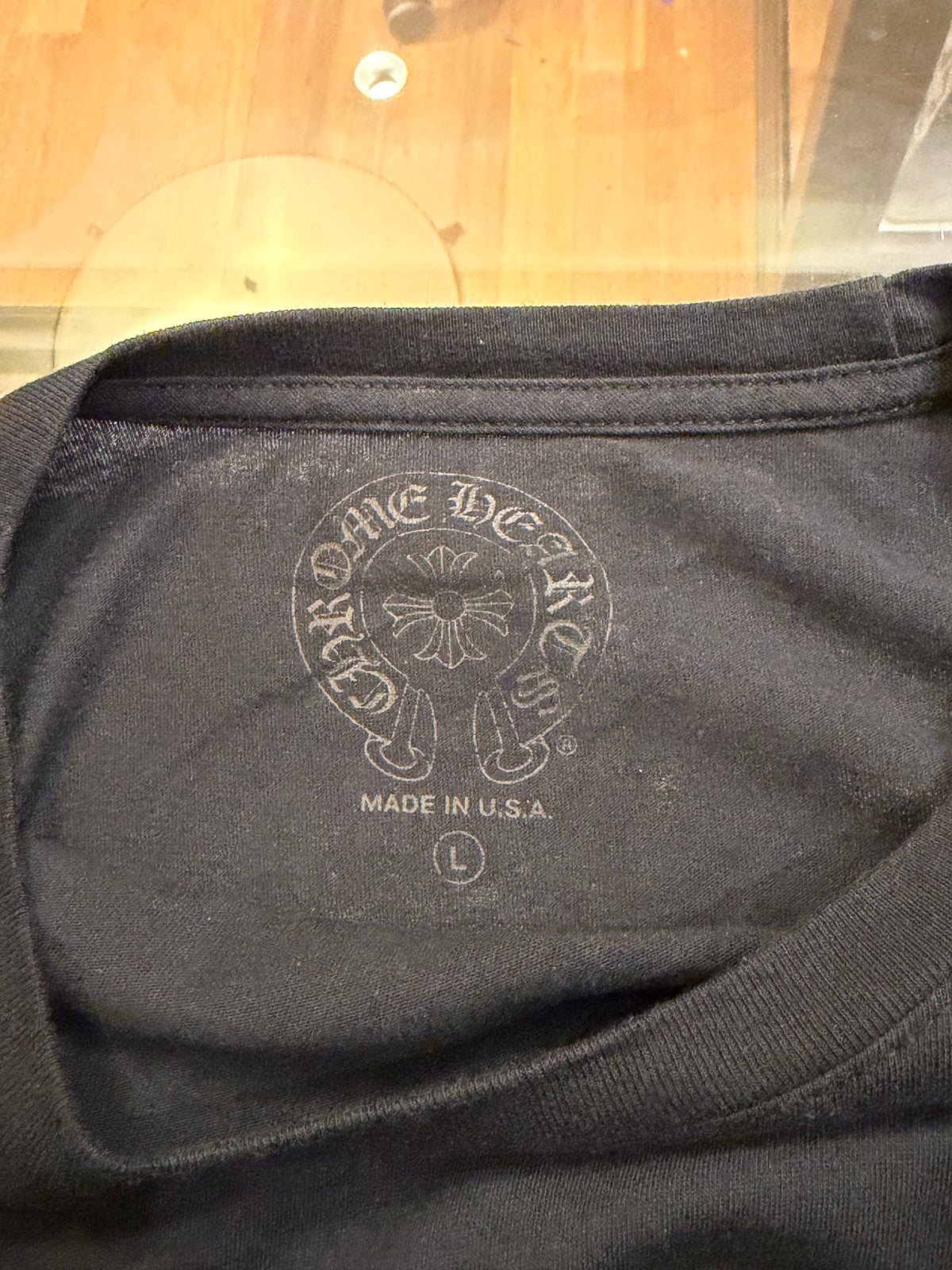 Chrome Hearts ‘Fuck You’ Horseshoe Pocket LS - Black