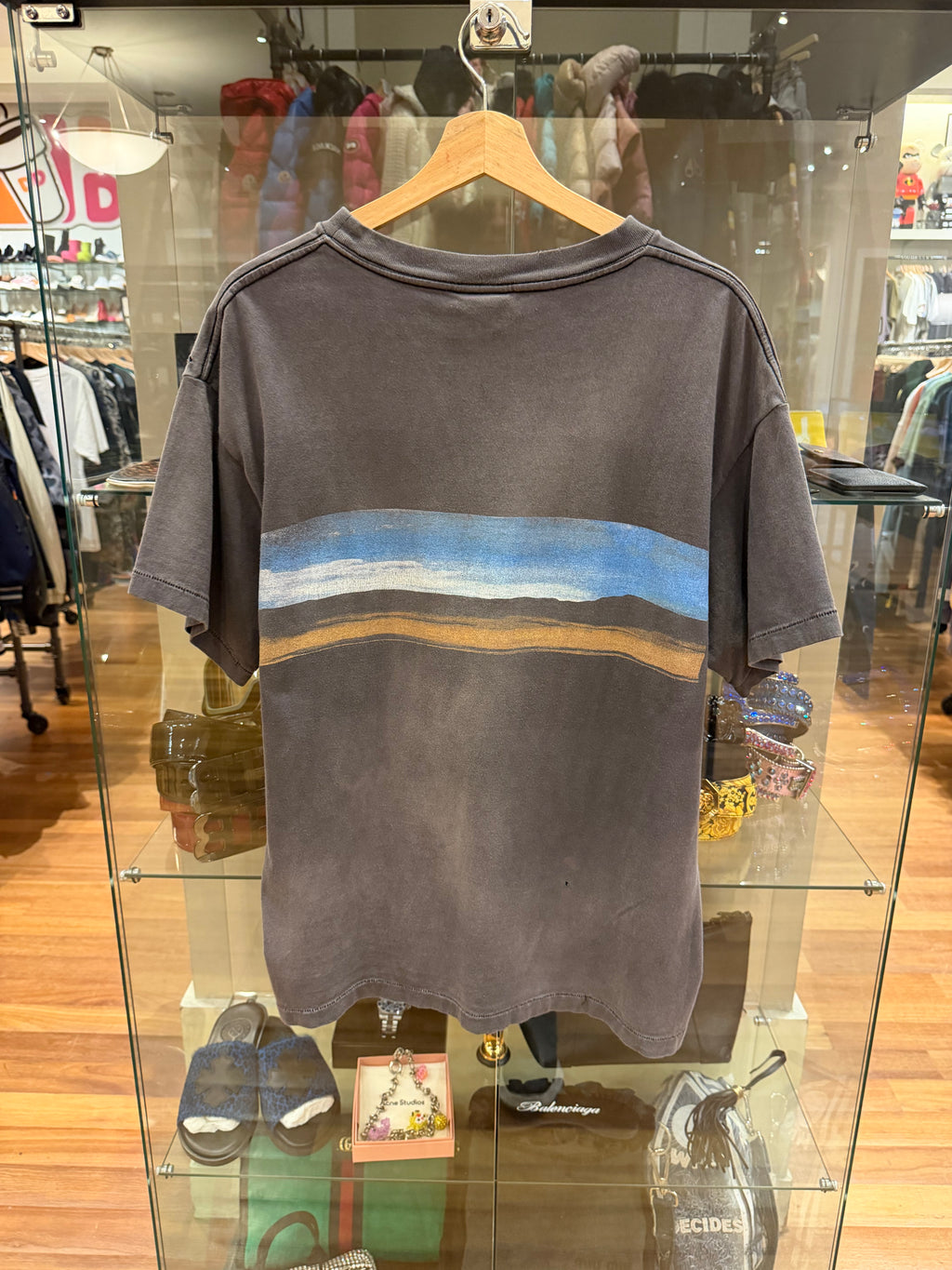 Saint Michael ‘Sky Jesus’ Tee - Vintage Black