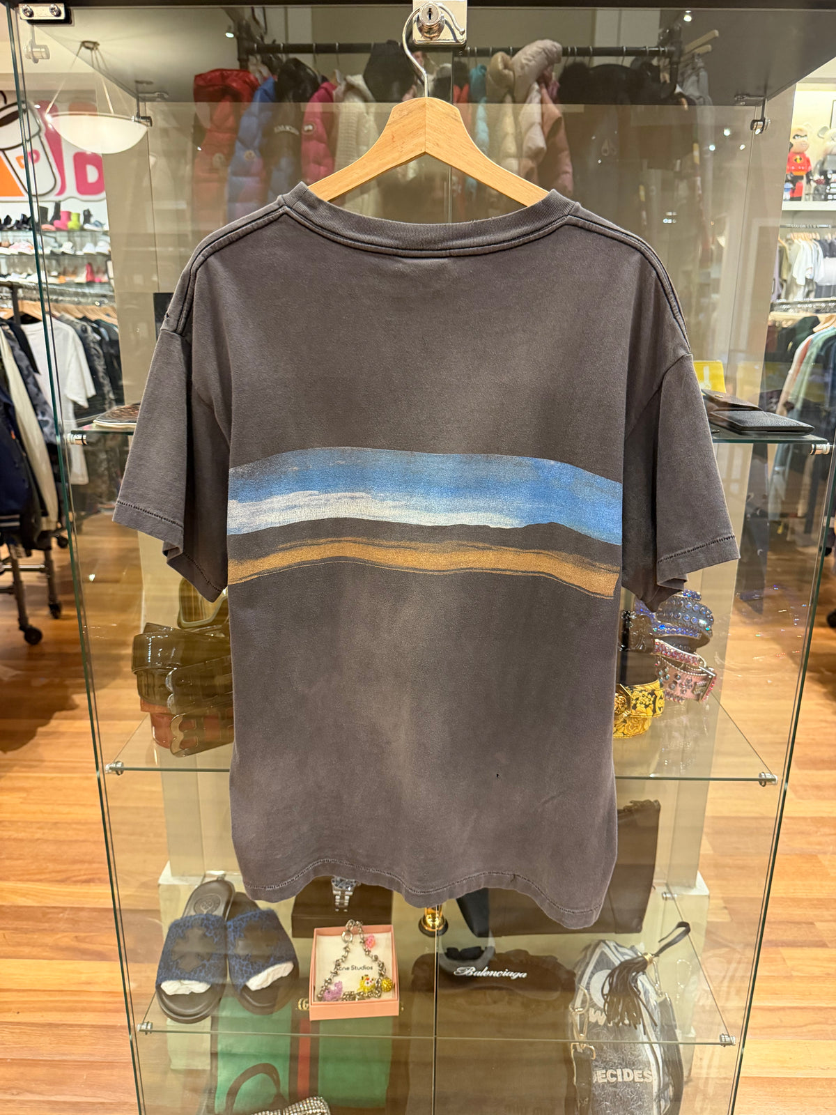 Saint Michael ‘Sky Jesus’ Tee - Vintage Black