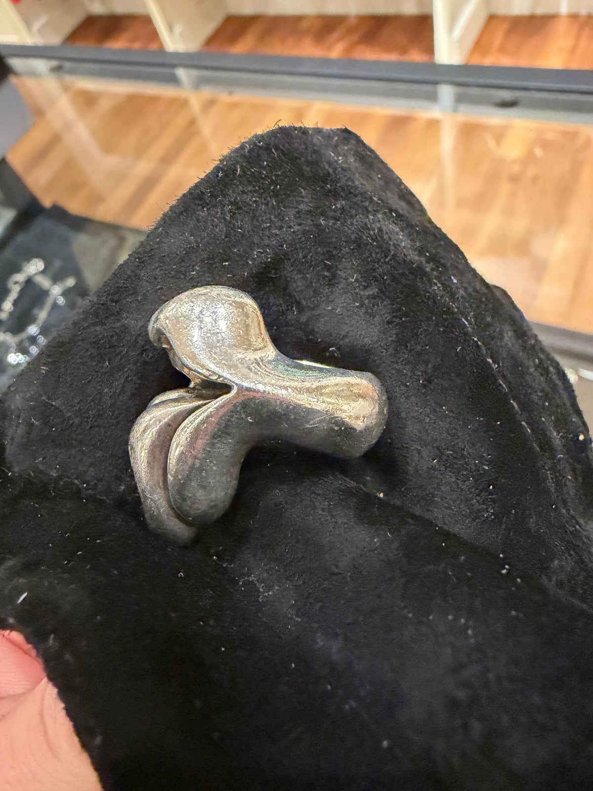 Chrome Hearts Rolling Stones Lip & Tongue Ring - Silver