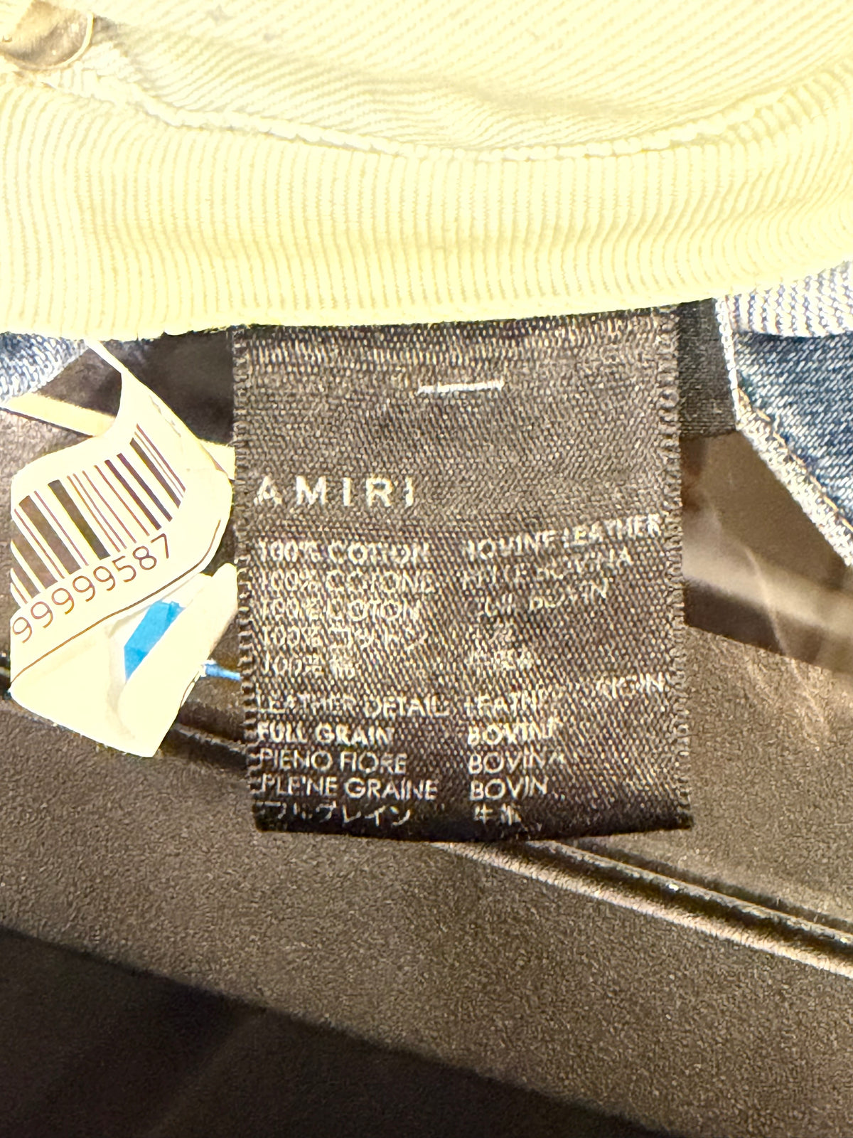 Amiri Applique Logo Skinny Jeans -Light Wash