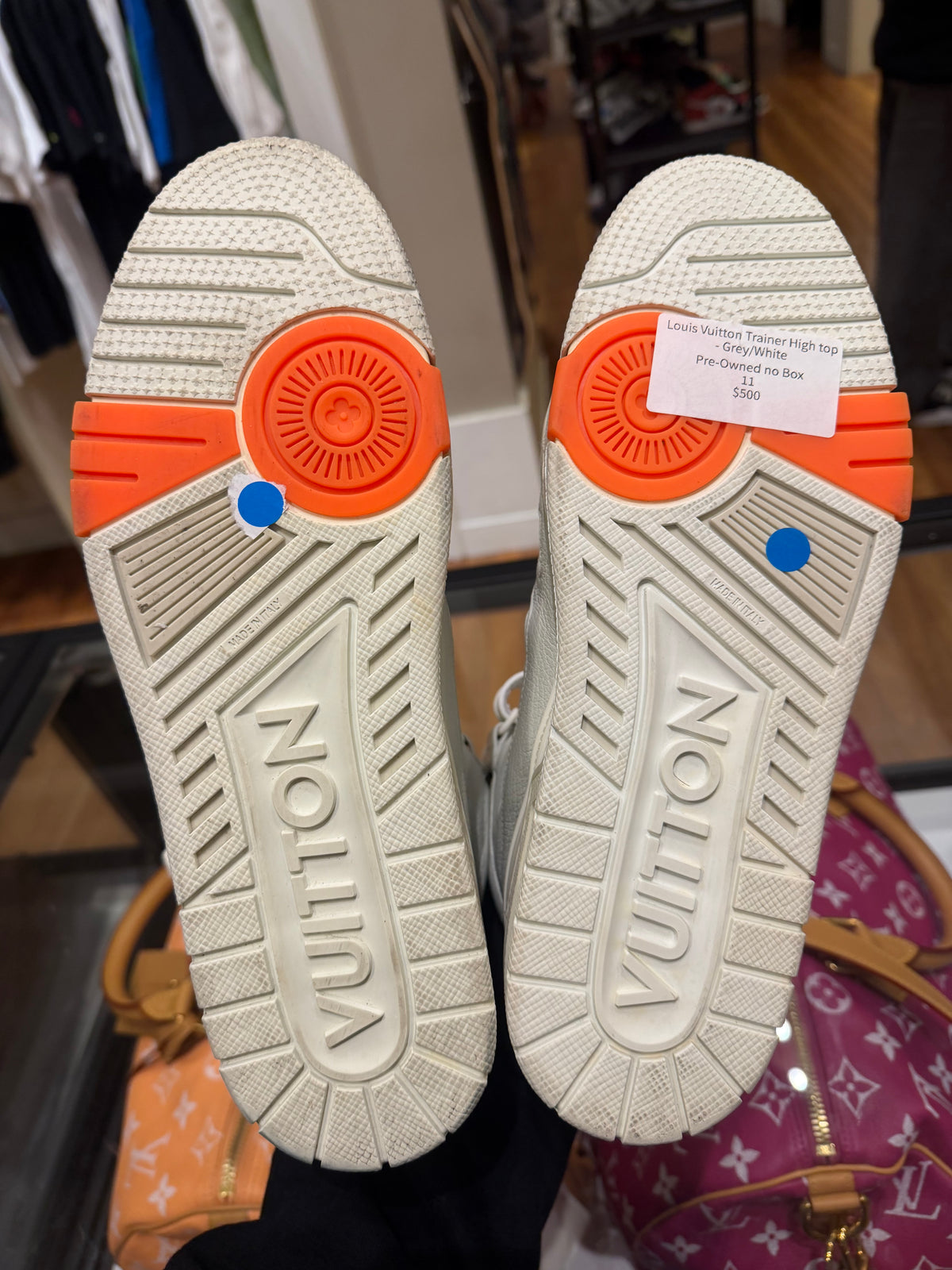 Louis Vuitton Trainer High Top - Grey/White