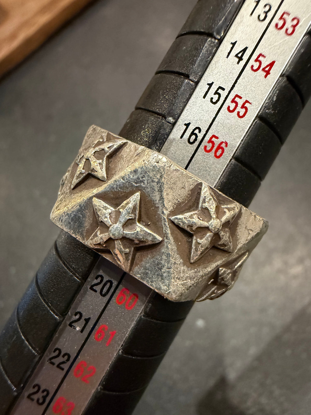 Chrome Hearts Pentagon Star Ring Silver - size 8.5