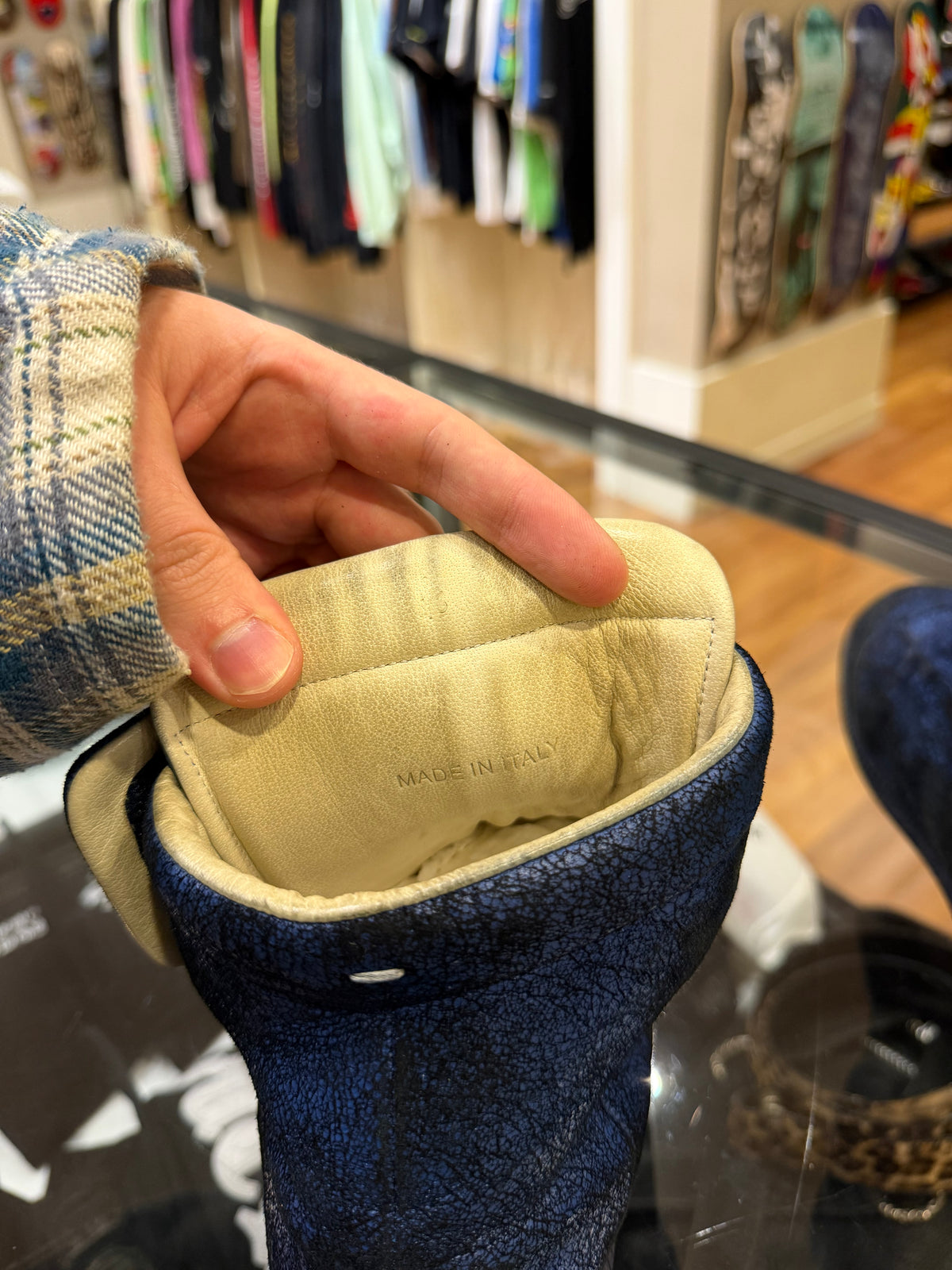 Maison Margiela Future Cracked Paint - Blue