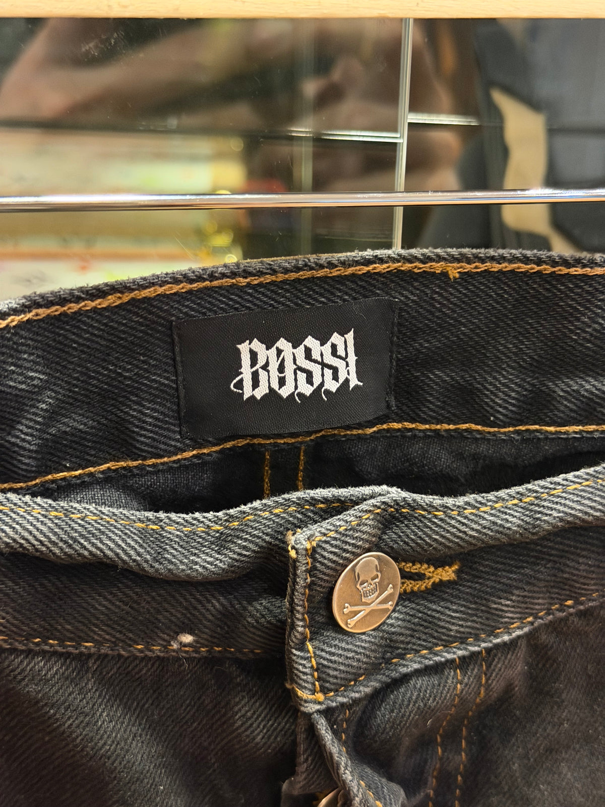 Bossi Washed Black Jeans