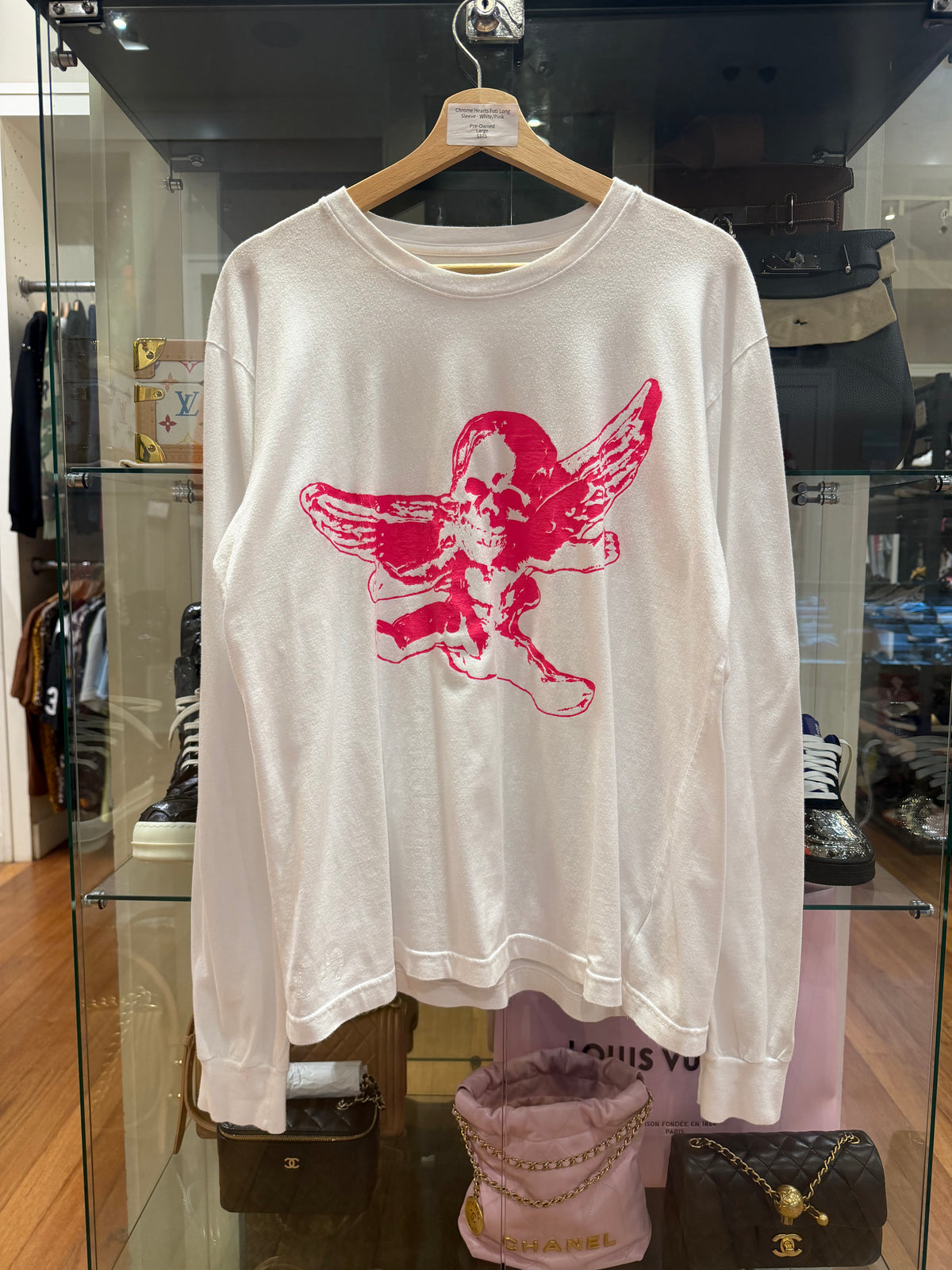 Chrome Hearts Foti Long
Sleeve - White/Pink