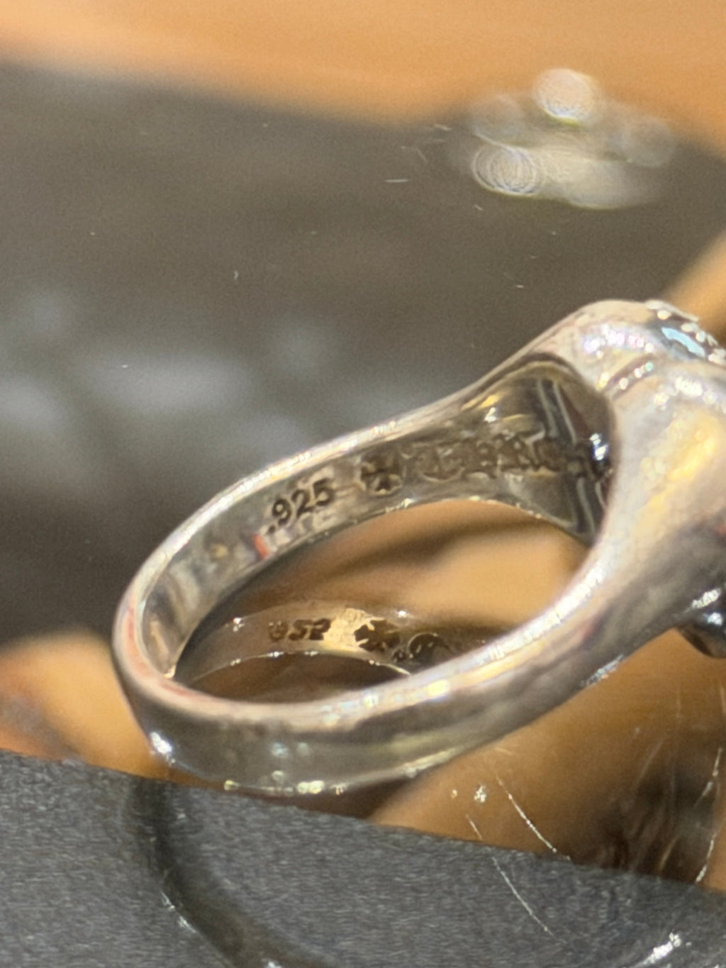 Chrome Hearts CH ‘Cemetary’ Silver Heart Ring