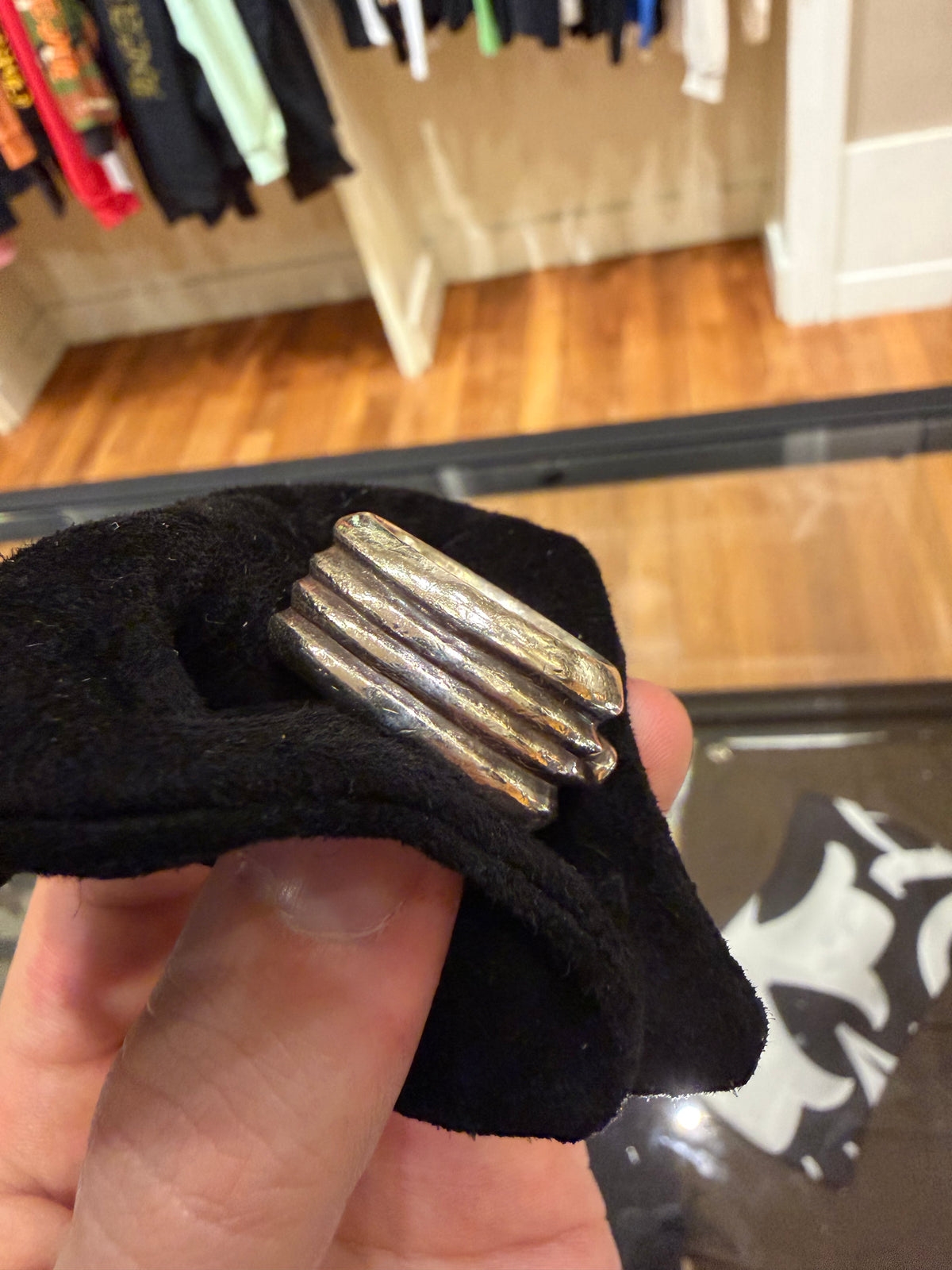 Chrome Hearts Heart Dagger Ring - Silver