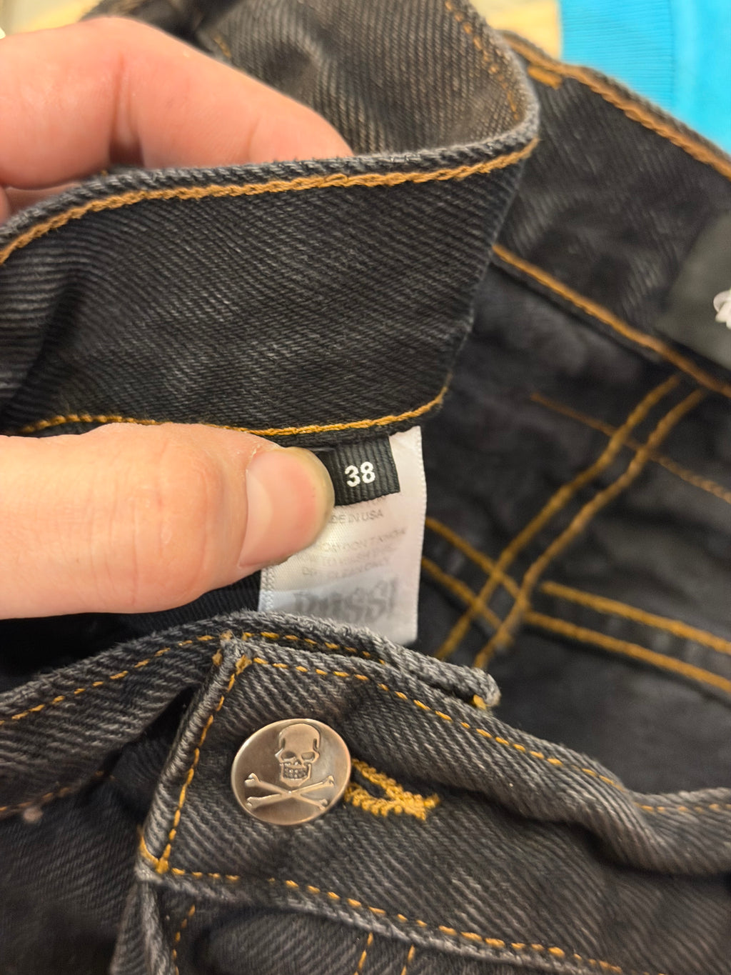Bossi Washed Black Jeans