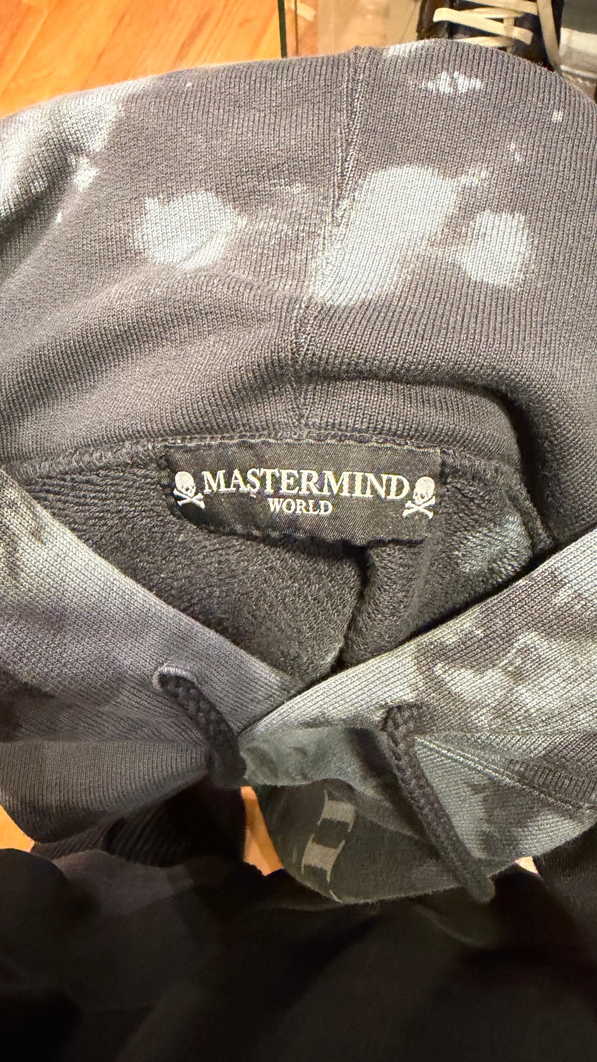 Mastermind World Tie-Dye Hoodie - Black