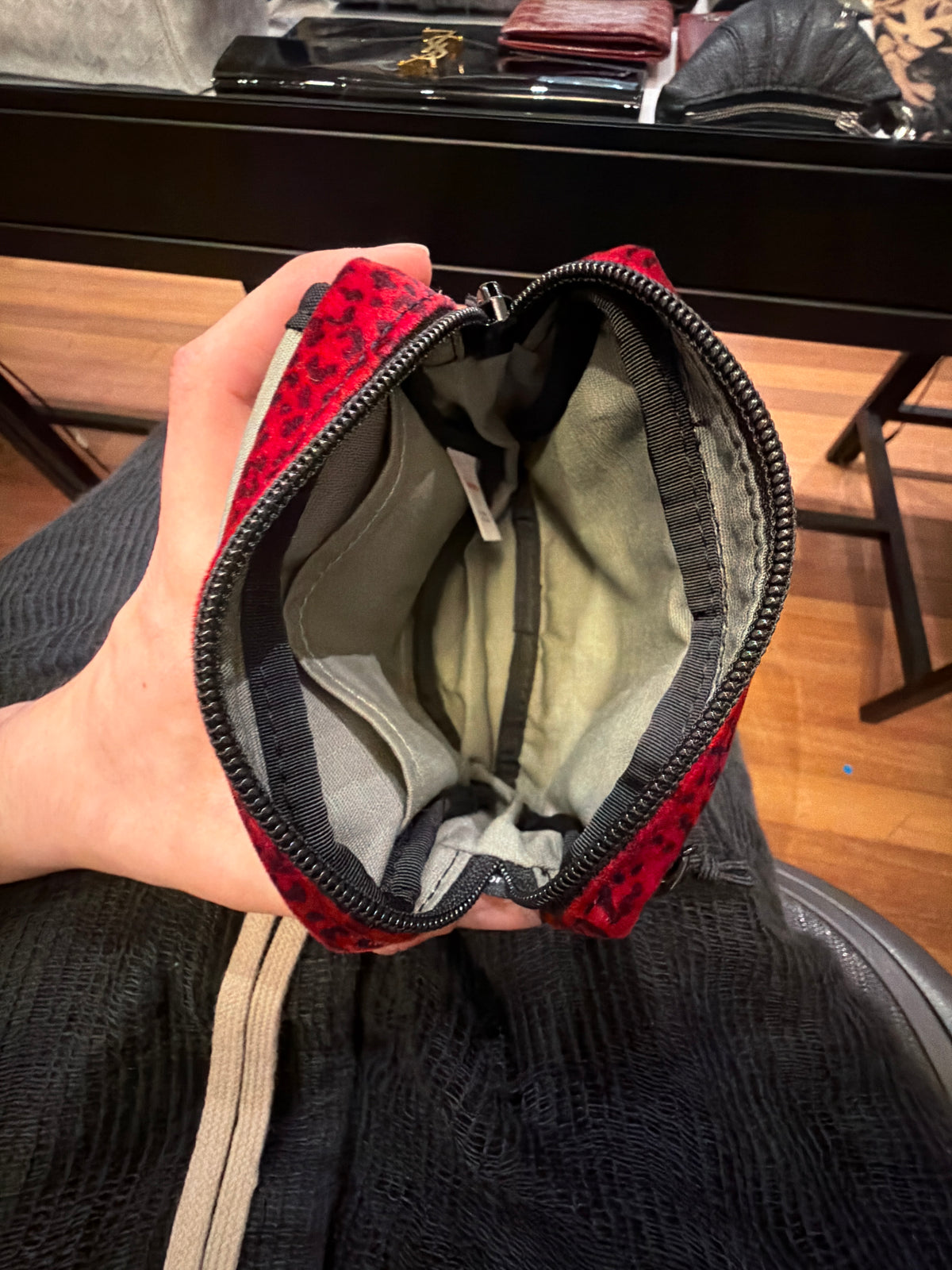 Supreme Leopard Print Belt Bag - Red