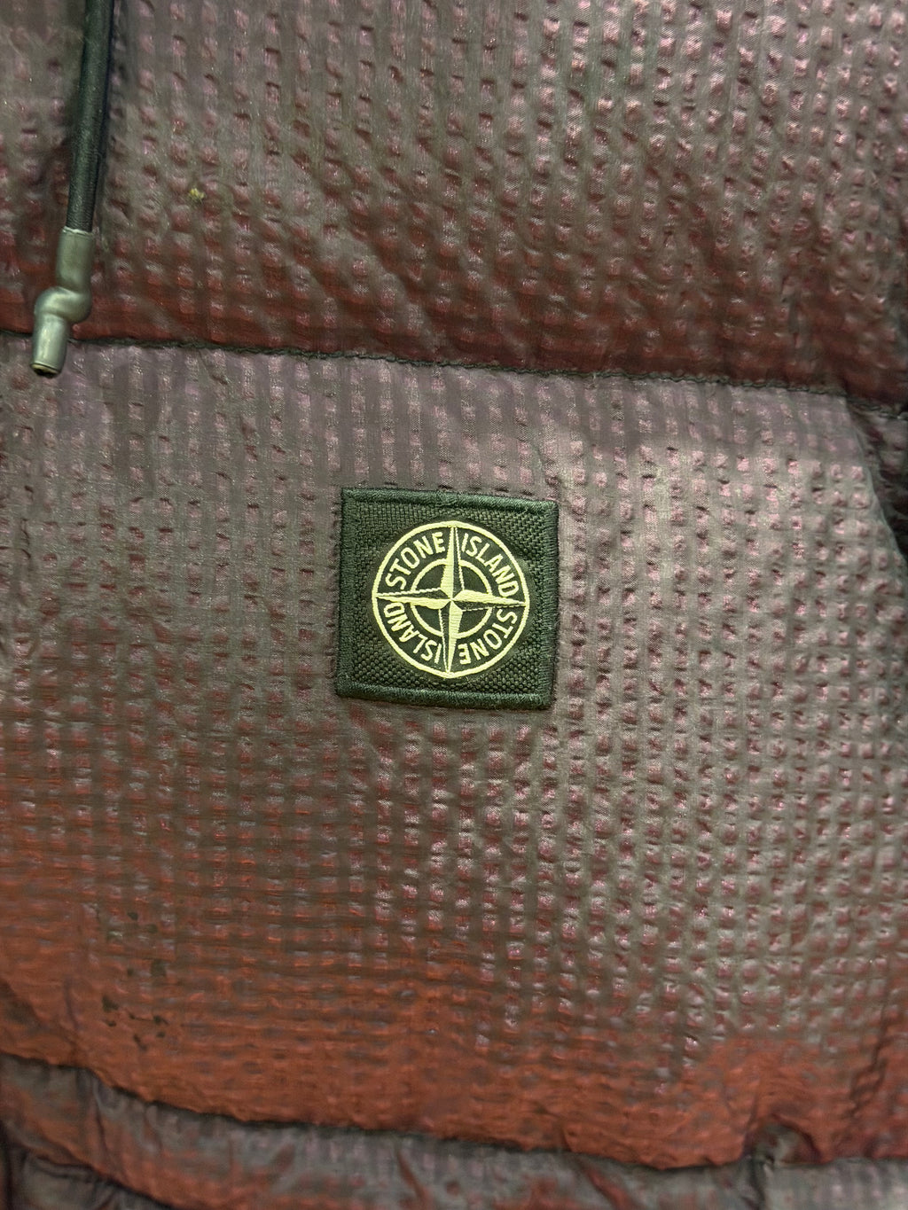 Stone Island Poly-Color Frame Down-TC Nylon Metal Down Jacket - Purple