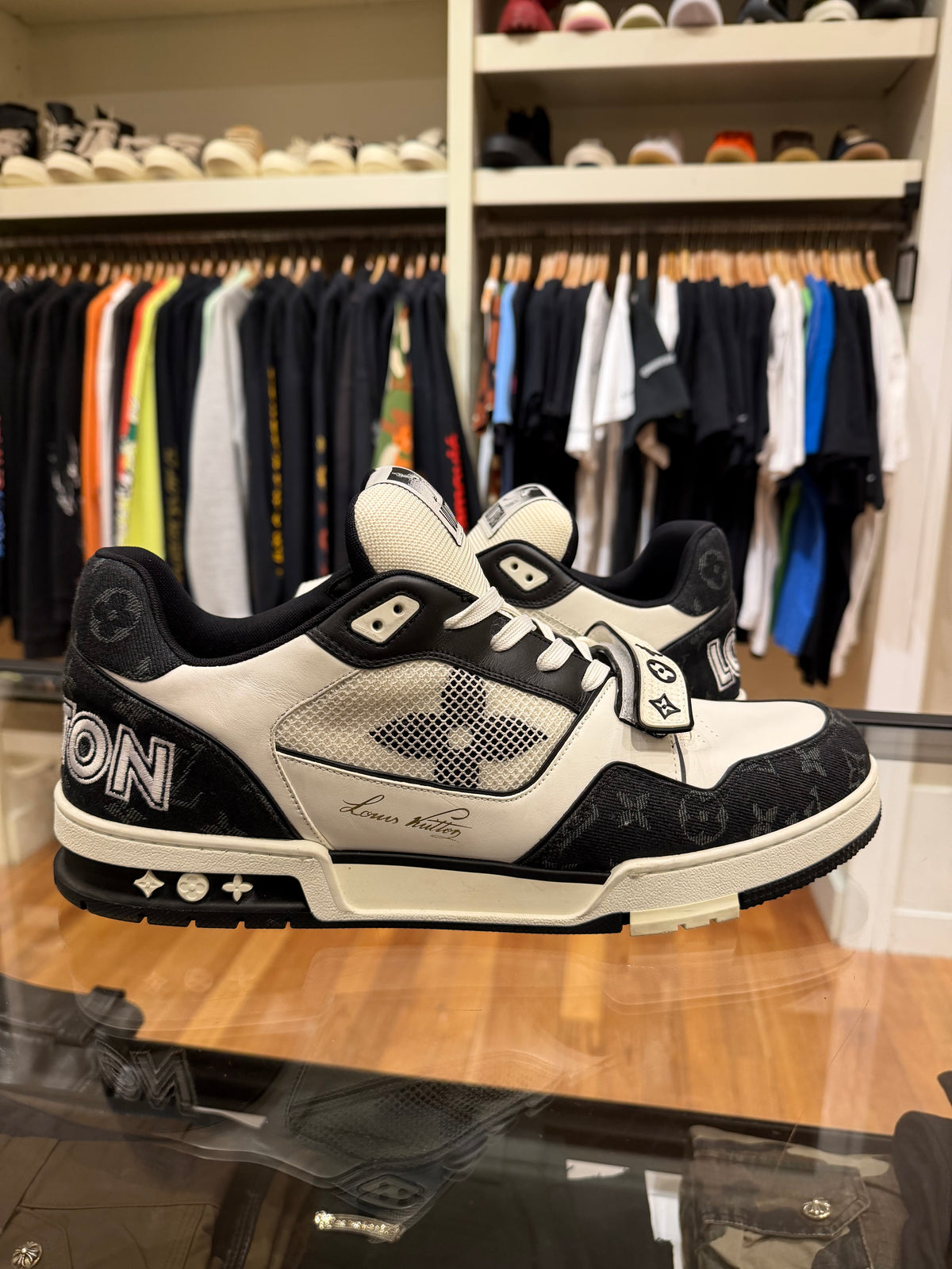 Louis Vuitton LV Trainer Strap Sneaker - White Black