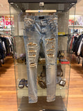 Amiri Thrasher Jeans - Leopard Patches