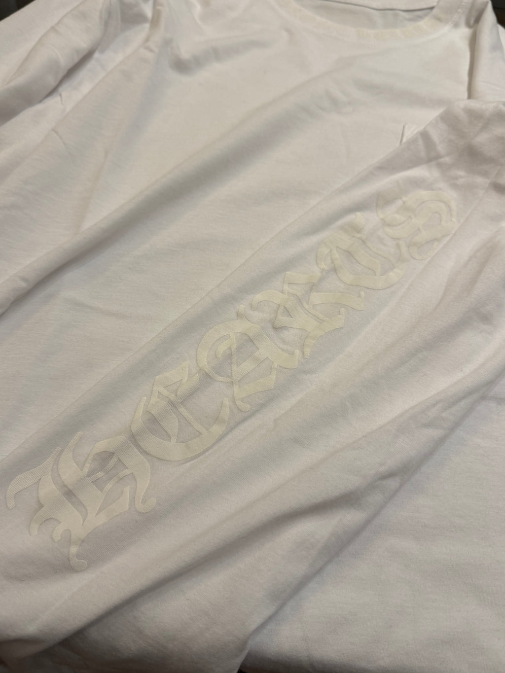 Chrome Hearts Neck Logo LS - White