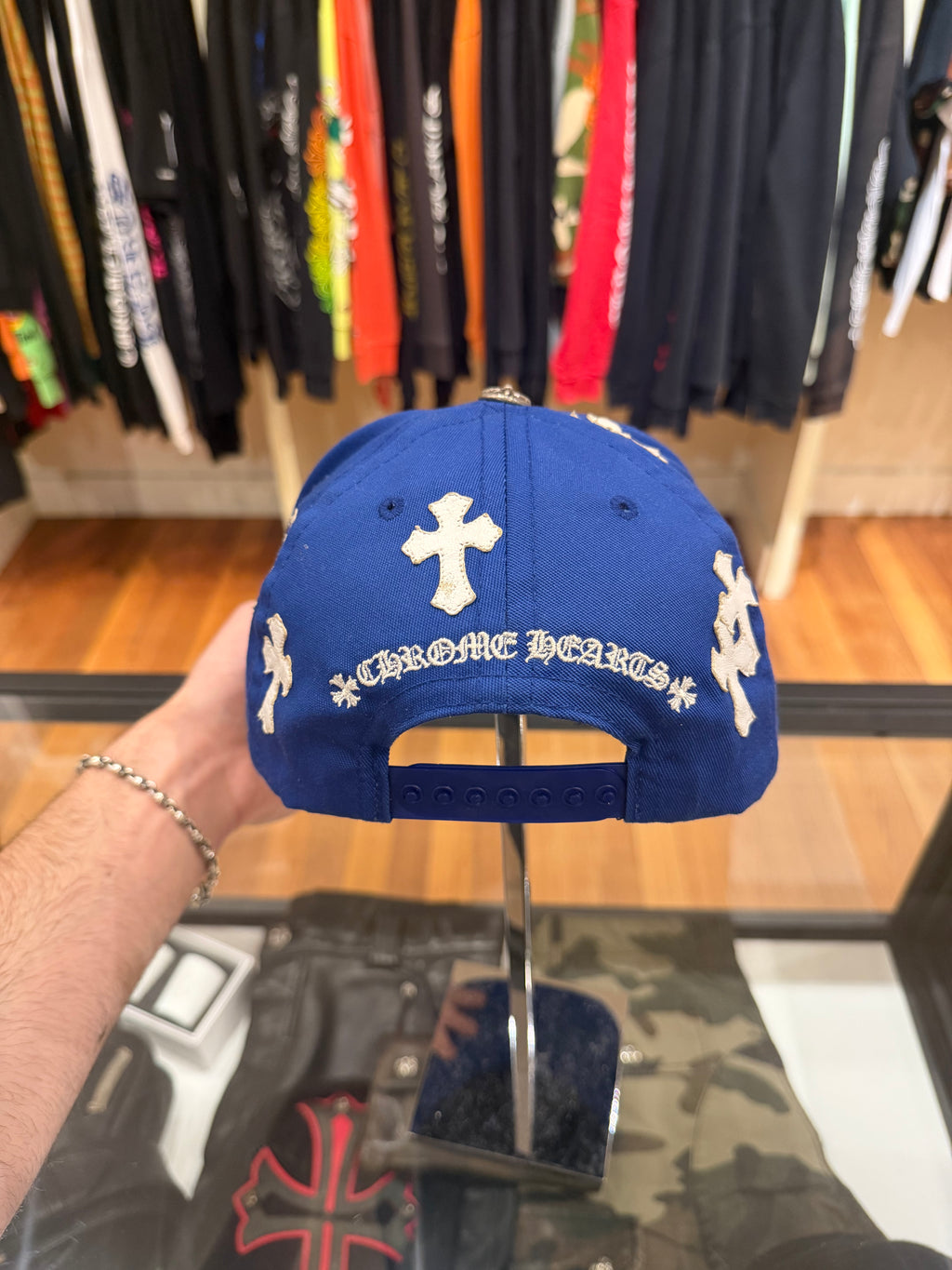 Chrome Hearts CH Multi Cross Hat - Blue