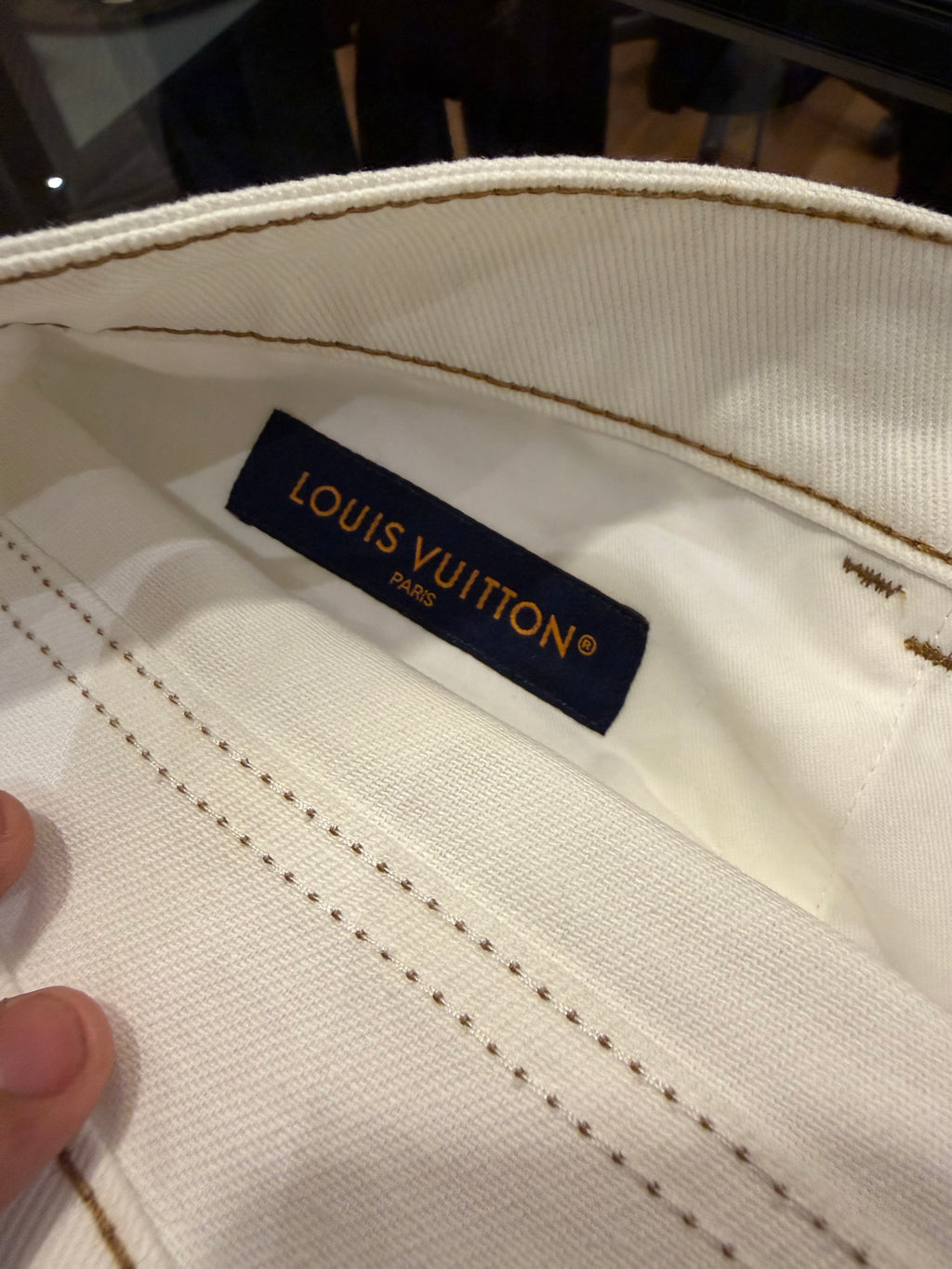 Louis Vuitton LV Spray Deni
Jeans - White/Turquoise