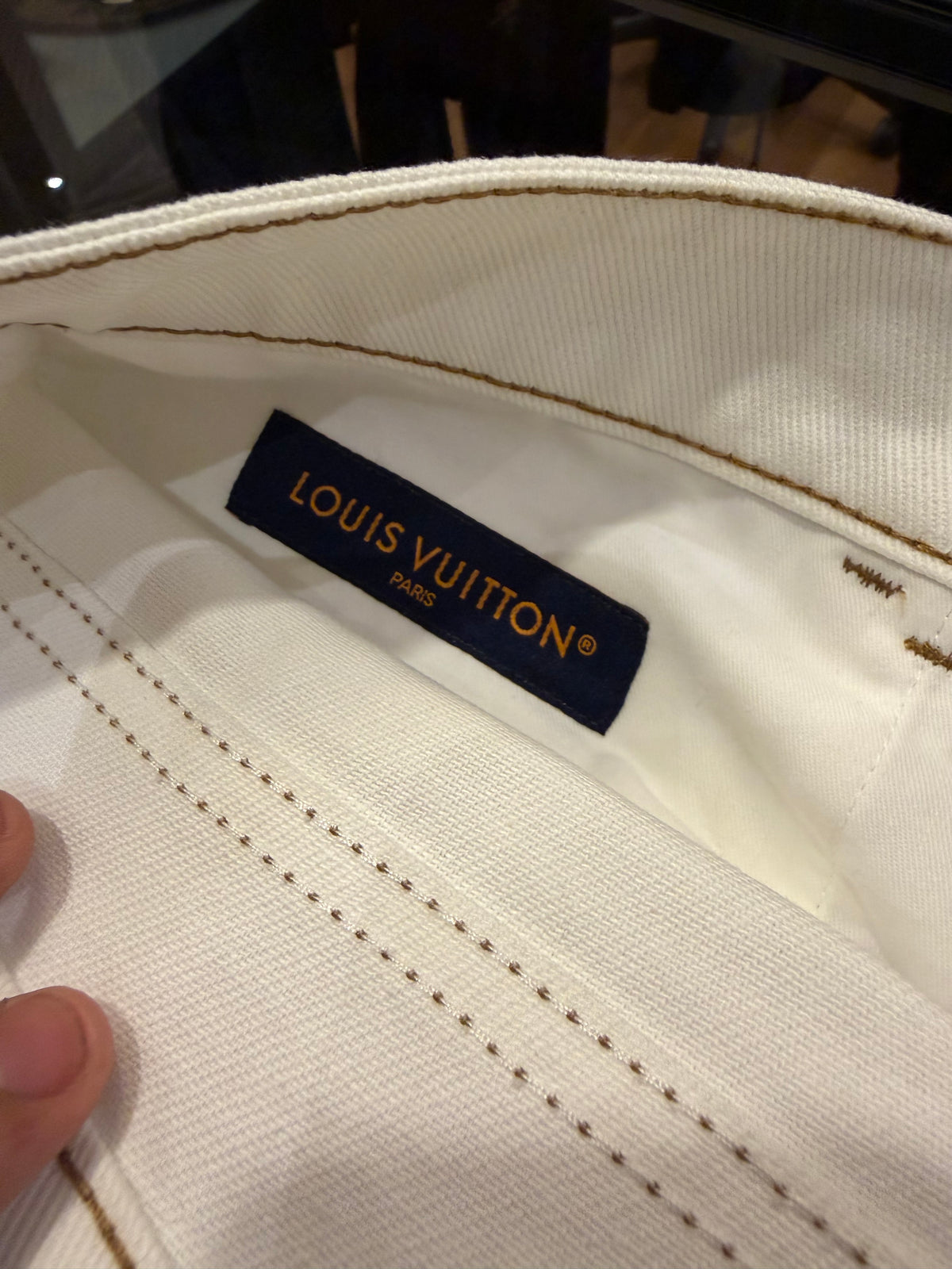 Louis Vuitton LV Spray Deni
Jeans - White/Turquoise