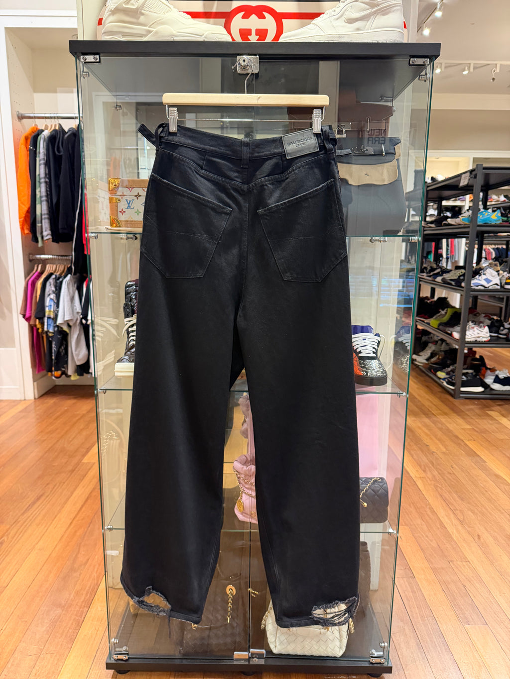 Balenciaga Distressed Skater
Denim Jeans - Black