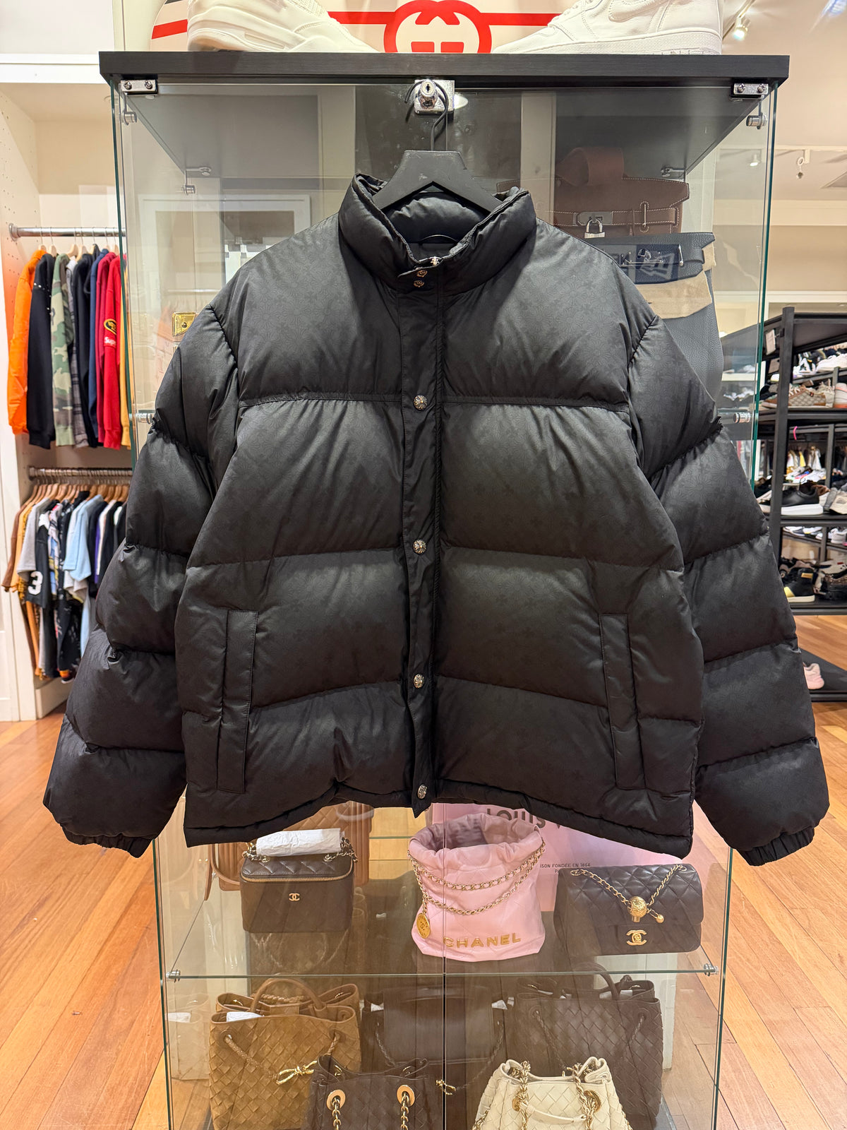 Chrome Hearts Cross Puffer Jacket - Black
