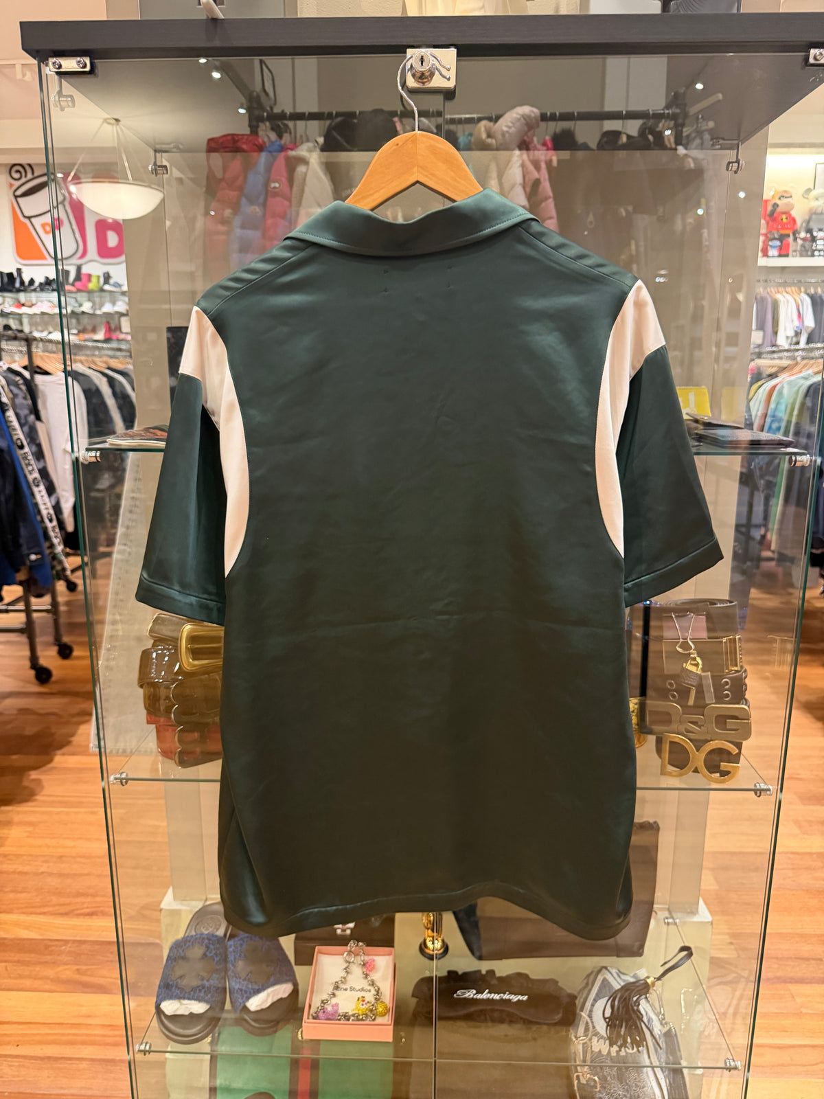Kith & Kin Washed Satin Landon Souvenir Shirt