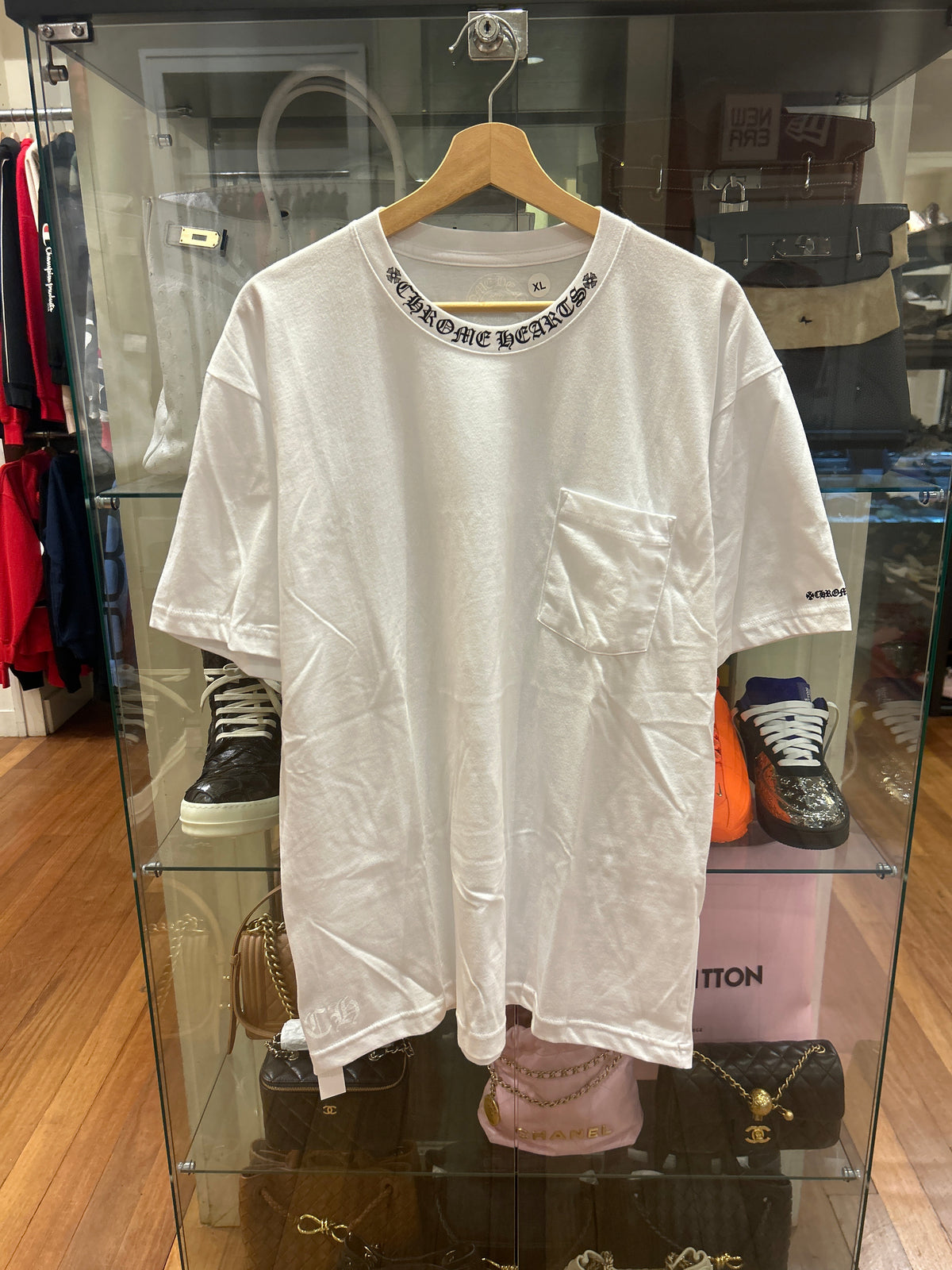 Chrome Hearts Neck Logo Pocket  Tee