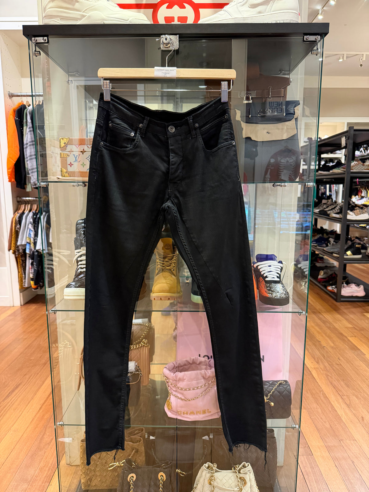 Rick Owens DRKSHDW Detroit
Cut Denim Jeans - Black
