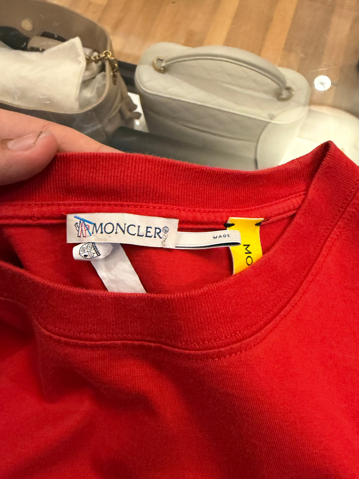 Moncler Genius x Fragment Hiroshi Fujiwara Circus Tee-
Red