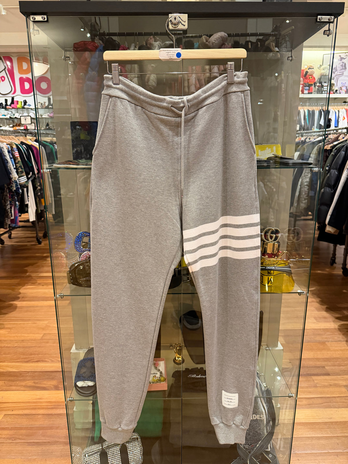 Thom Browne 4 Bar Sweatpants - Grey