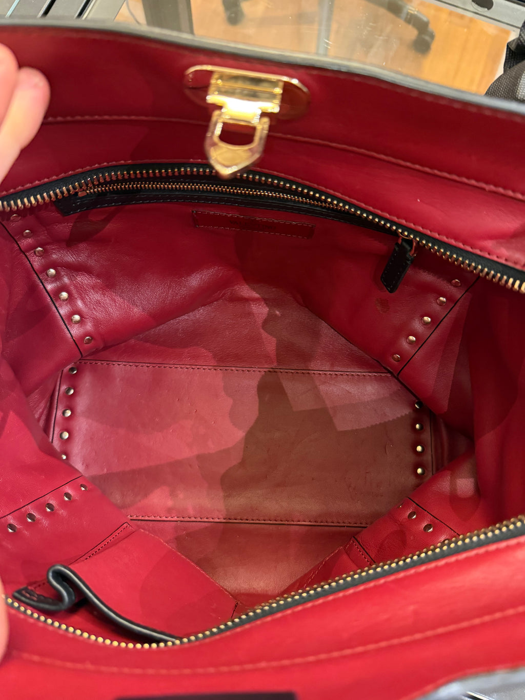 Valentino Garavani Rockstud Top Handle Bag