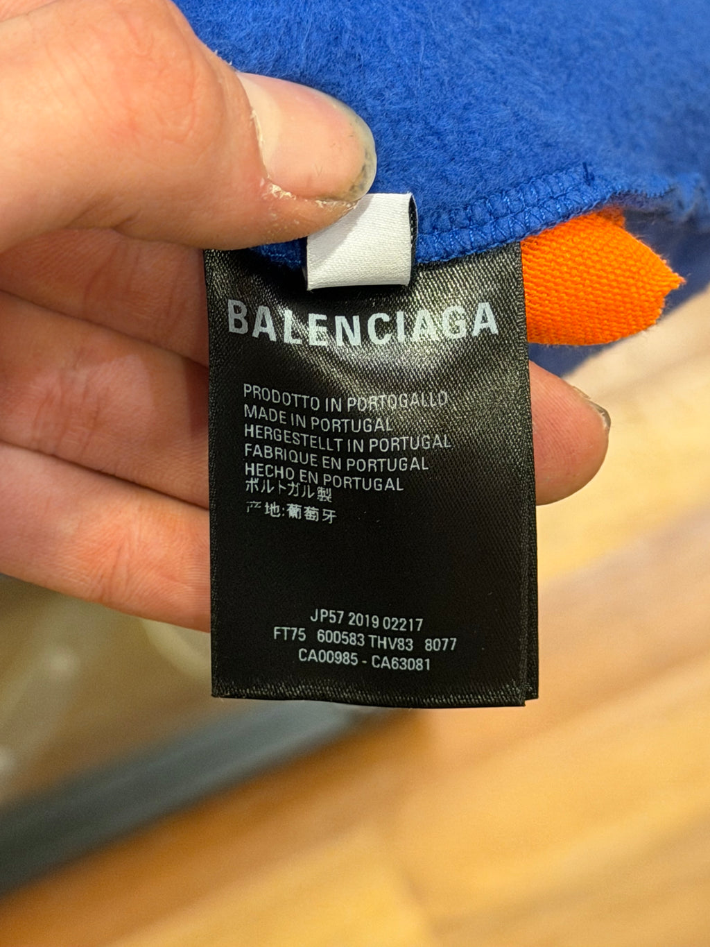 Balenciaga World Food Programme Hoodie - Blue