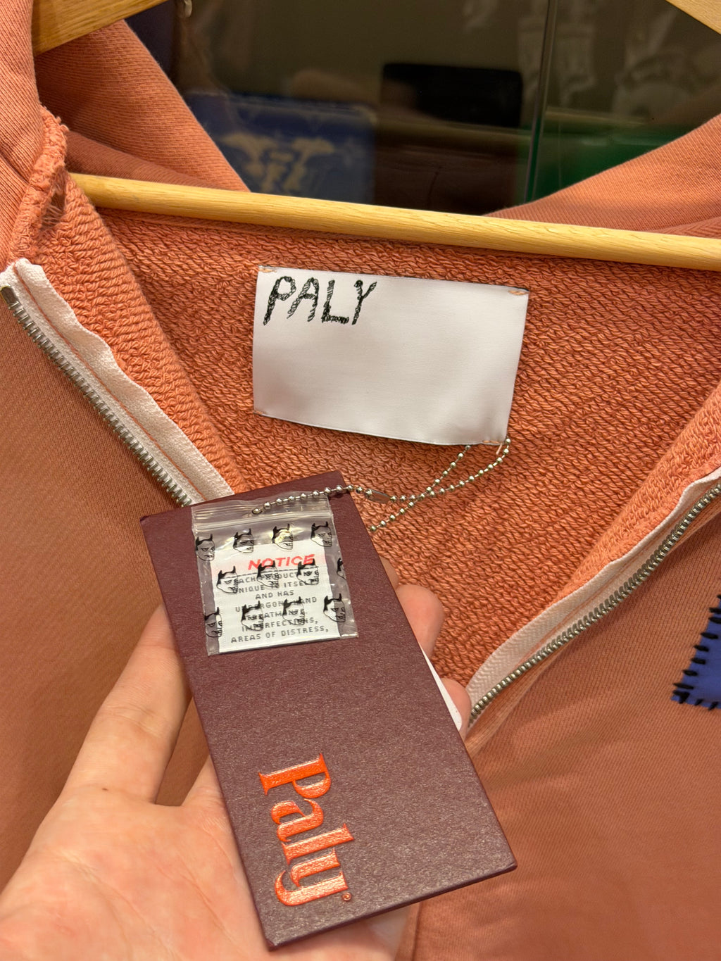 Paly Hollywood Alta Cienega Zip Up - Peach