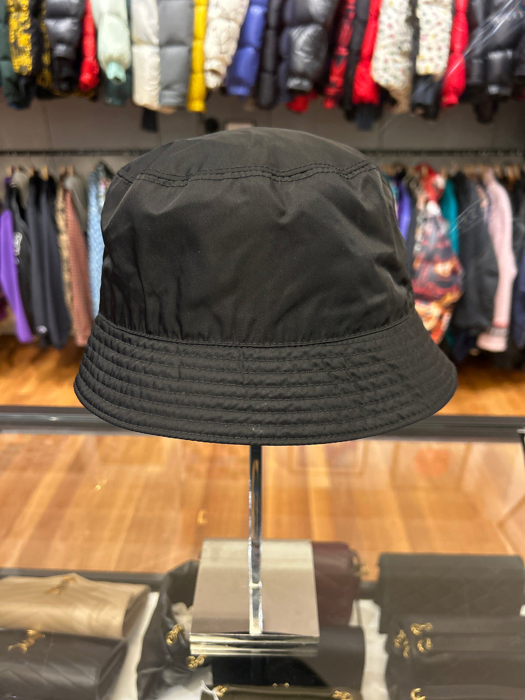 Prada Milano Logo Bucket Hat