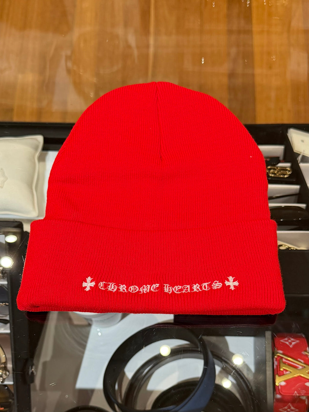 Chrome Hearts CH Beanie - Red