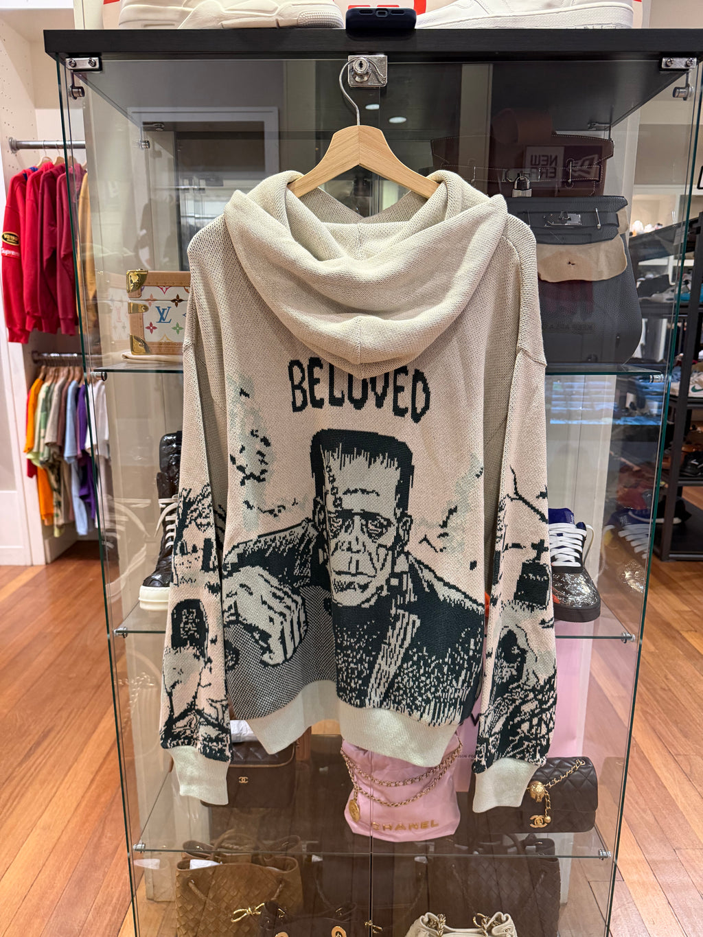 Kapital Be loved Frankenstein Knit Hoodie