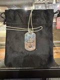 Chrome Hearts Small Cross Cutout Dogtag