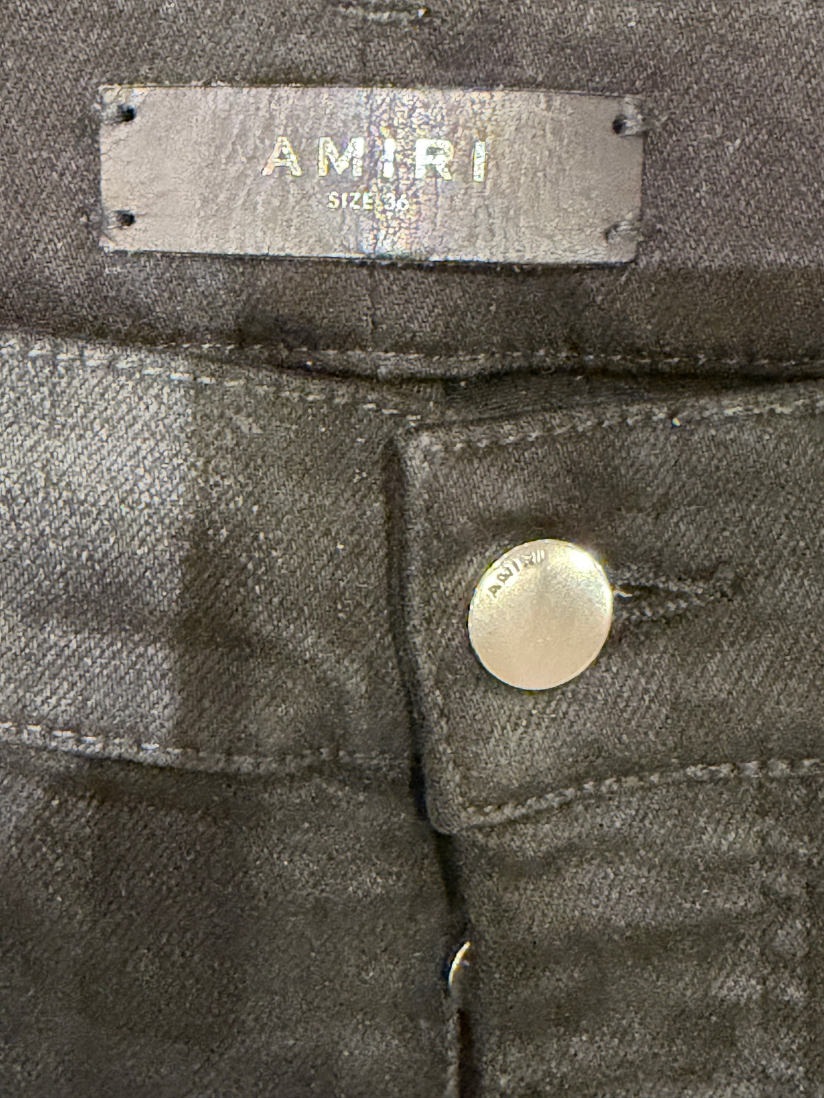 Amiri Thrashers Distressed Skinny Jeans - Black