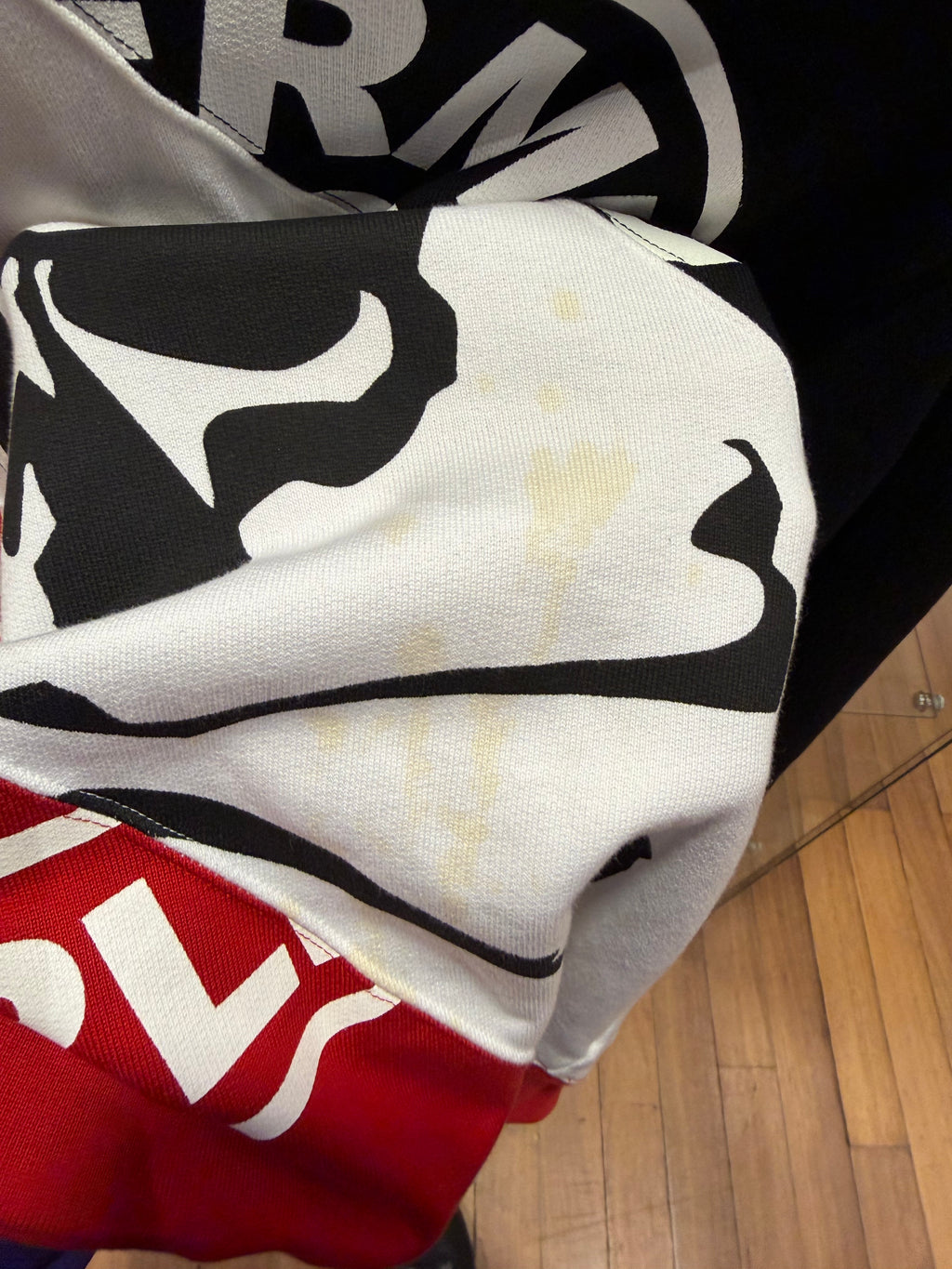 Mastermind World Colorblock Skull & Bones Motif Hoodie
