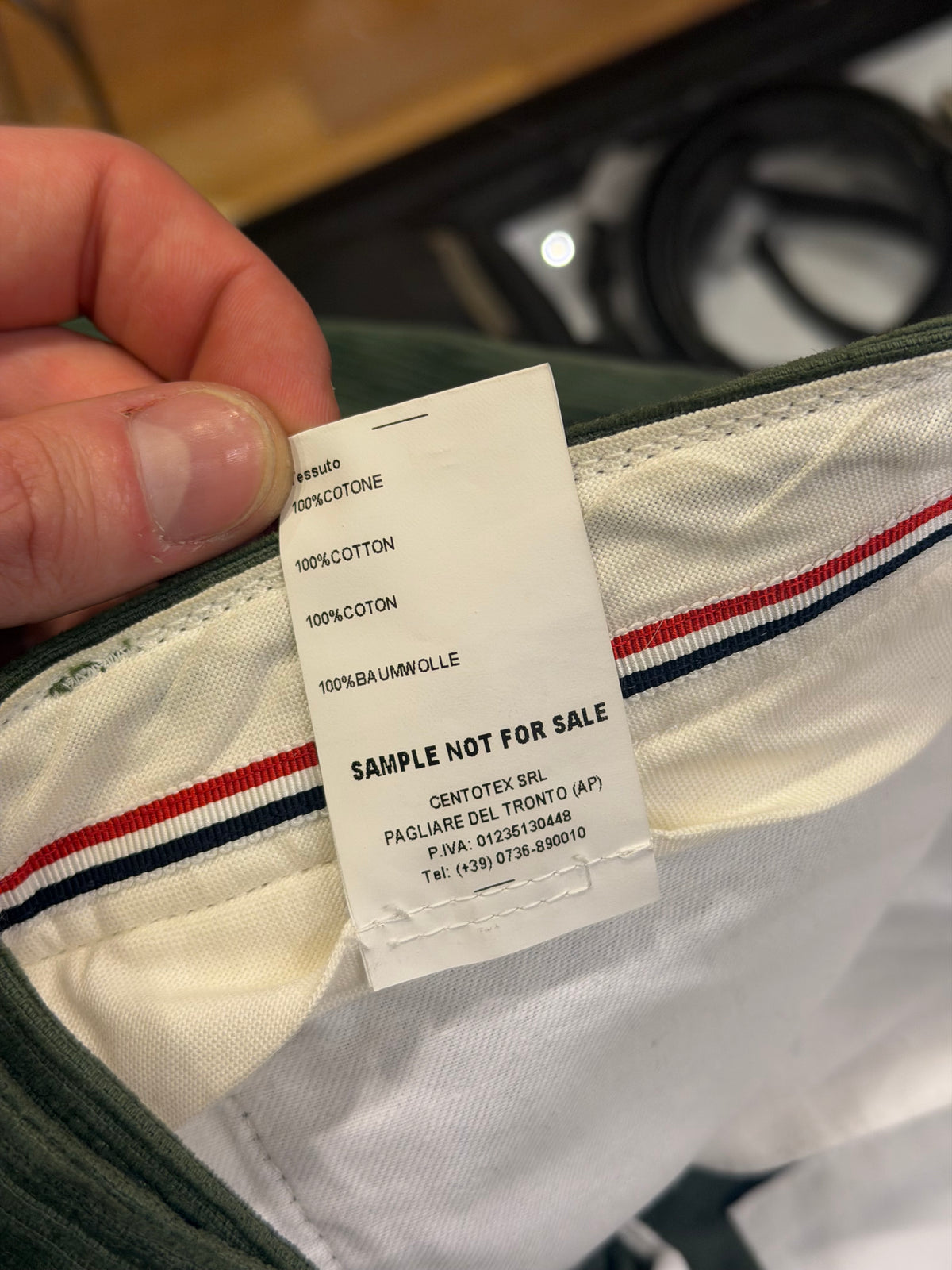 Thom Browne Sailor Tapered Chino Pant