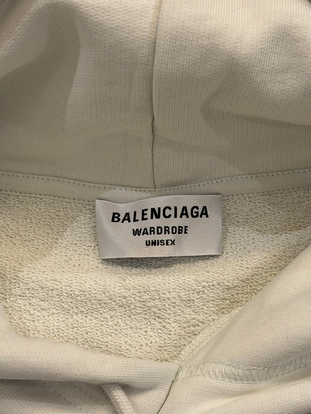Balenciaga Campaign Hoodie - Cream