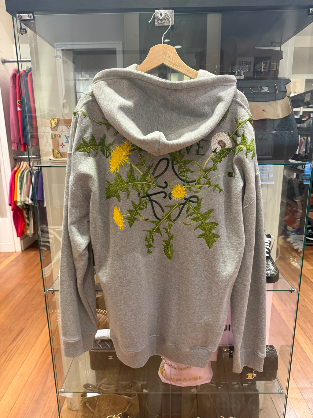 Loewe Dandelion Embroidered Hoodie