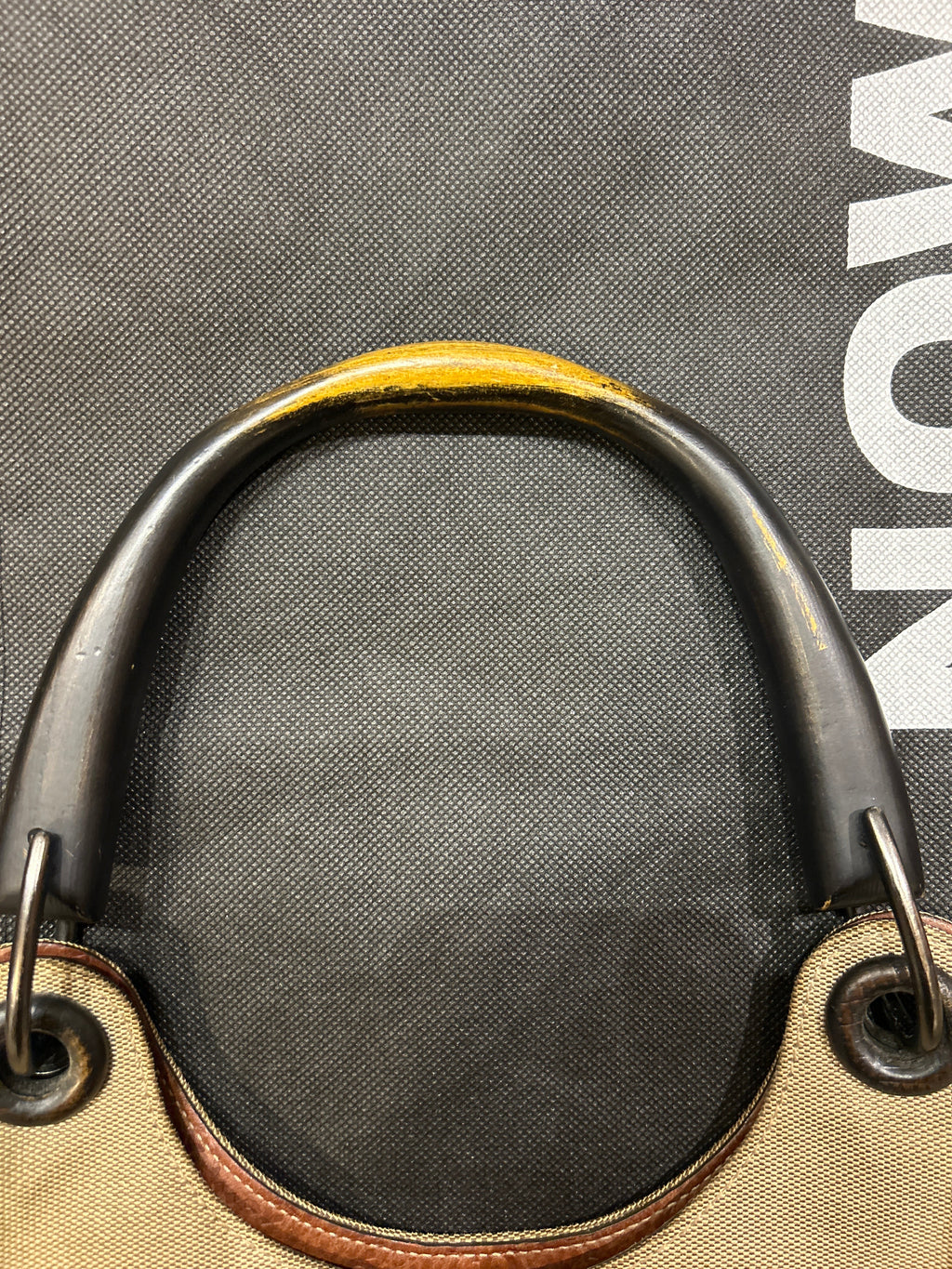 Vintage Gucci Canvas Hobo Bag