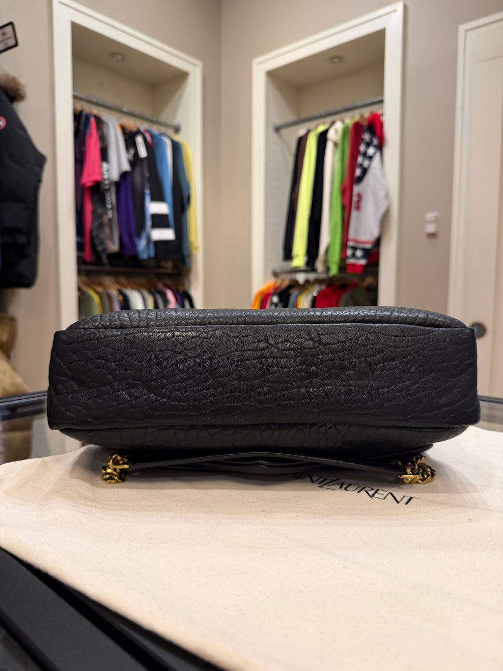 Saint Laurent Calypso Medium - Black