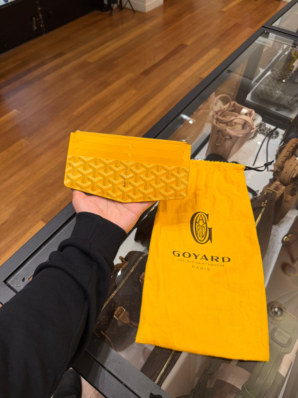 GOYARD Insert Louise Wallet - Yellow
